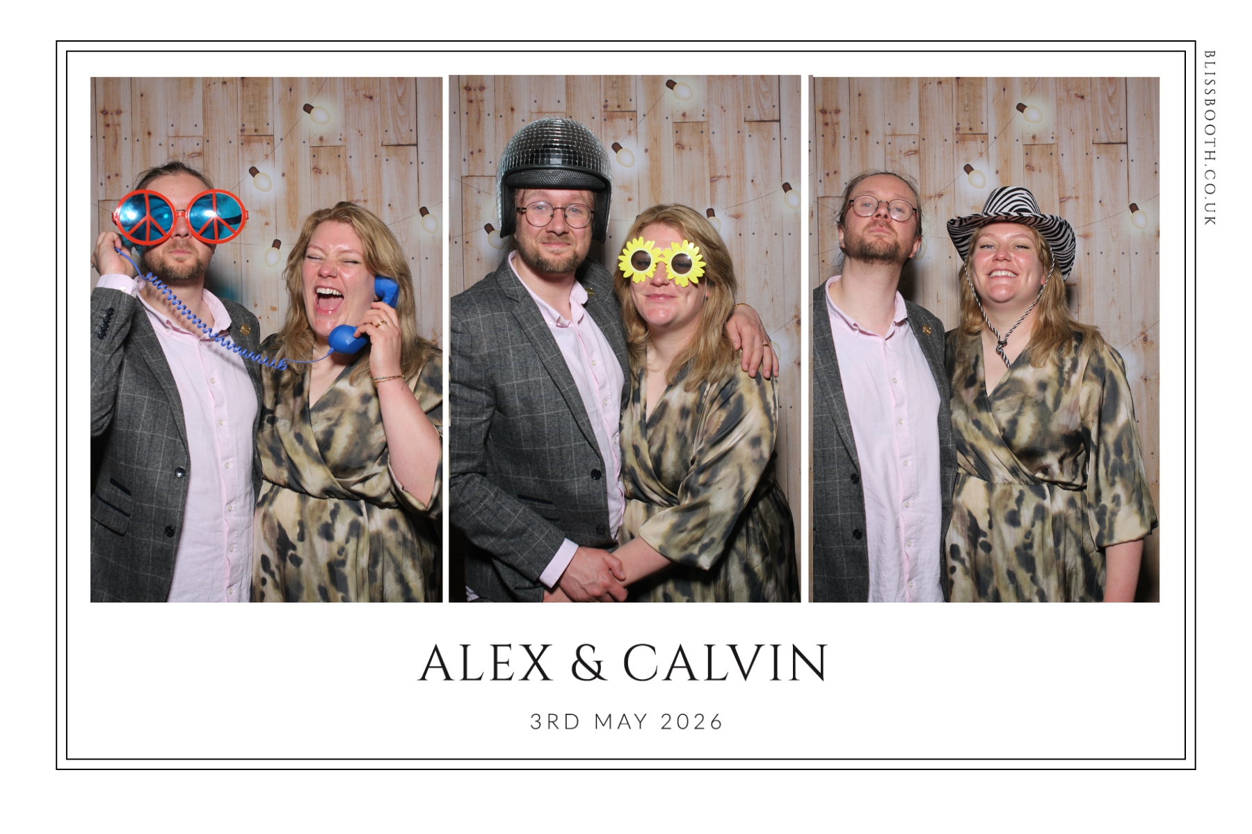 Alex and Calvin | View more photos from the event at gallery.blissbooth.co.uk/u/BlissBooth/Alex-and-Calvin