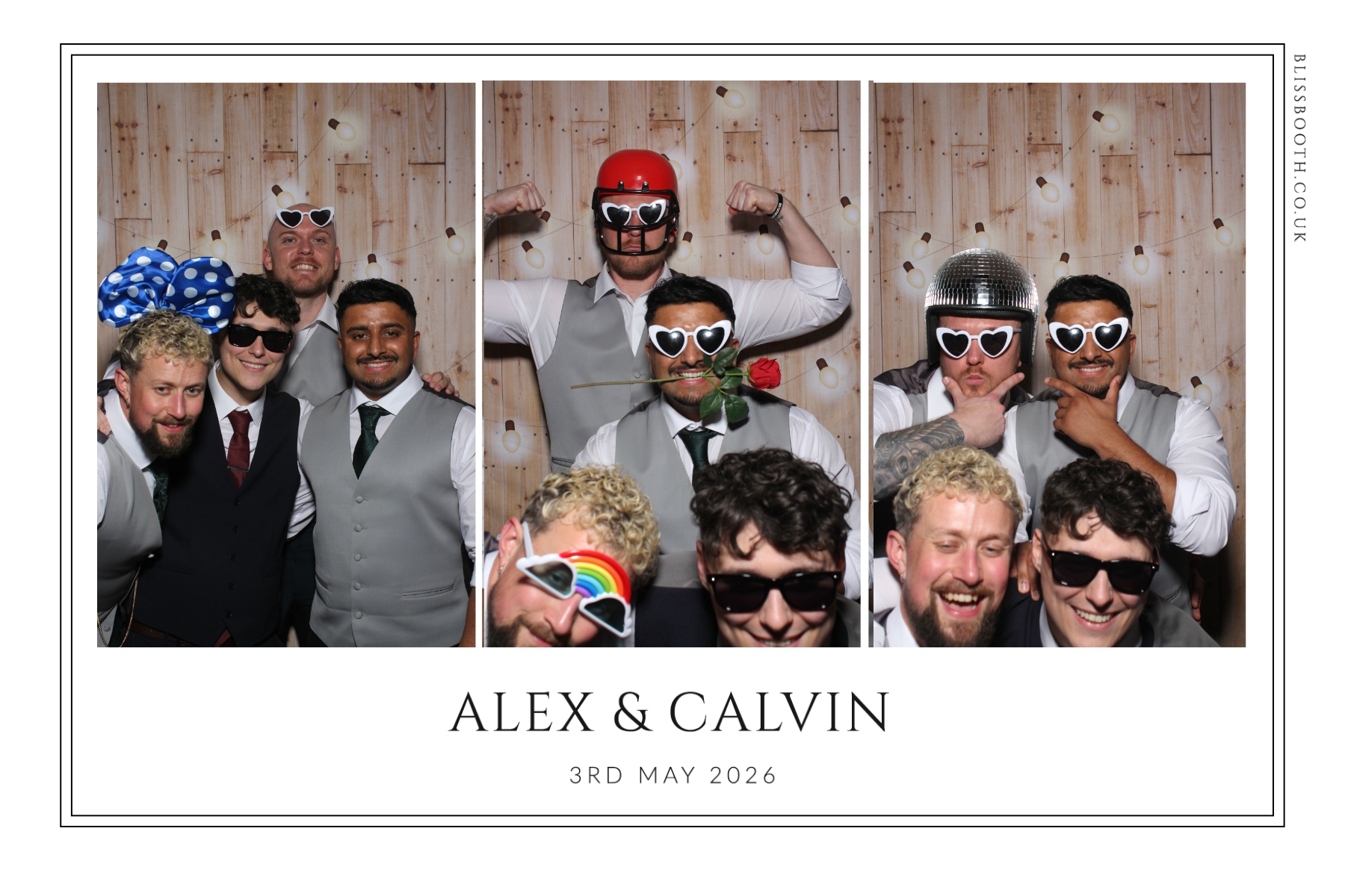 Alex and Calvin | View more photos from the event at gallery.blissbooth.co.uk/u/BlissBooth/Alex-and-Calvin