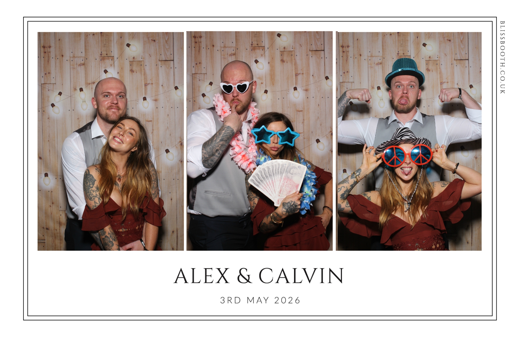 Alex and Calvin | View more photos from the event at gallery.blissbooth.co.uk/u/BlissBooth/Alex-and-Calvin