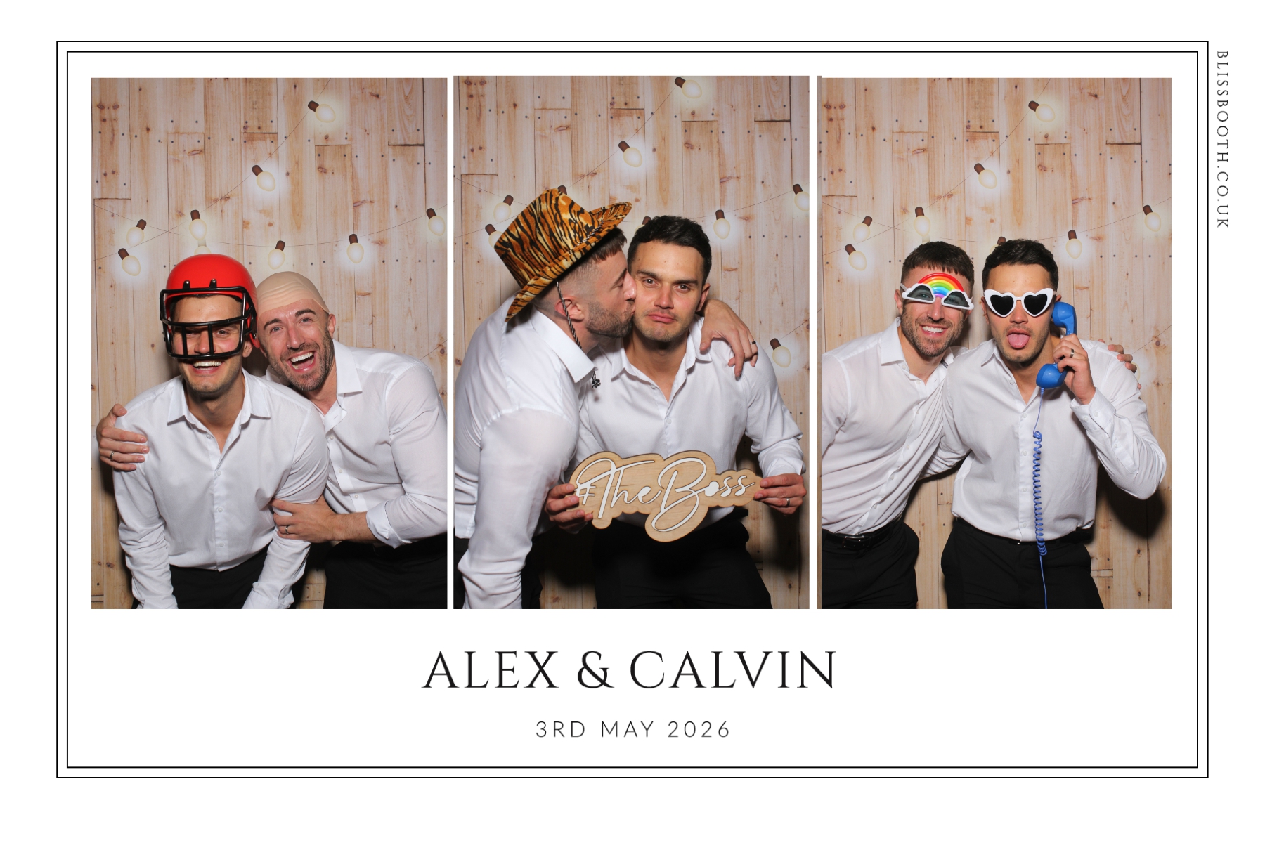 Alex and Calvin | View more photos from the event at gallery.blissbooth.co.uk/u/BlissBooth/Alex-and-Calvin