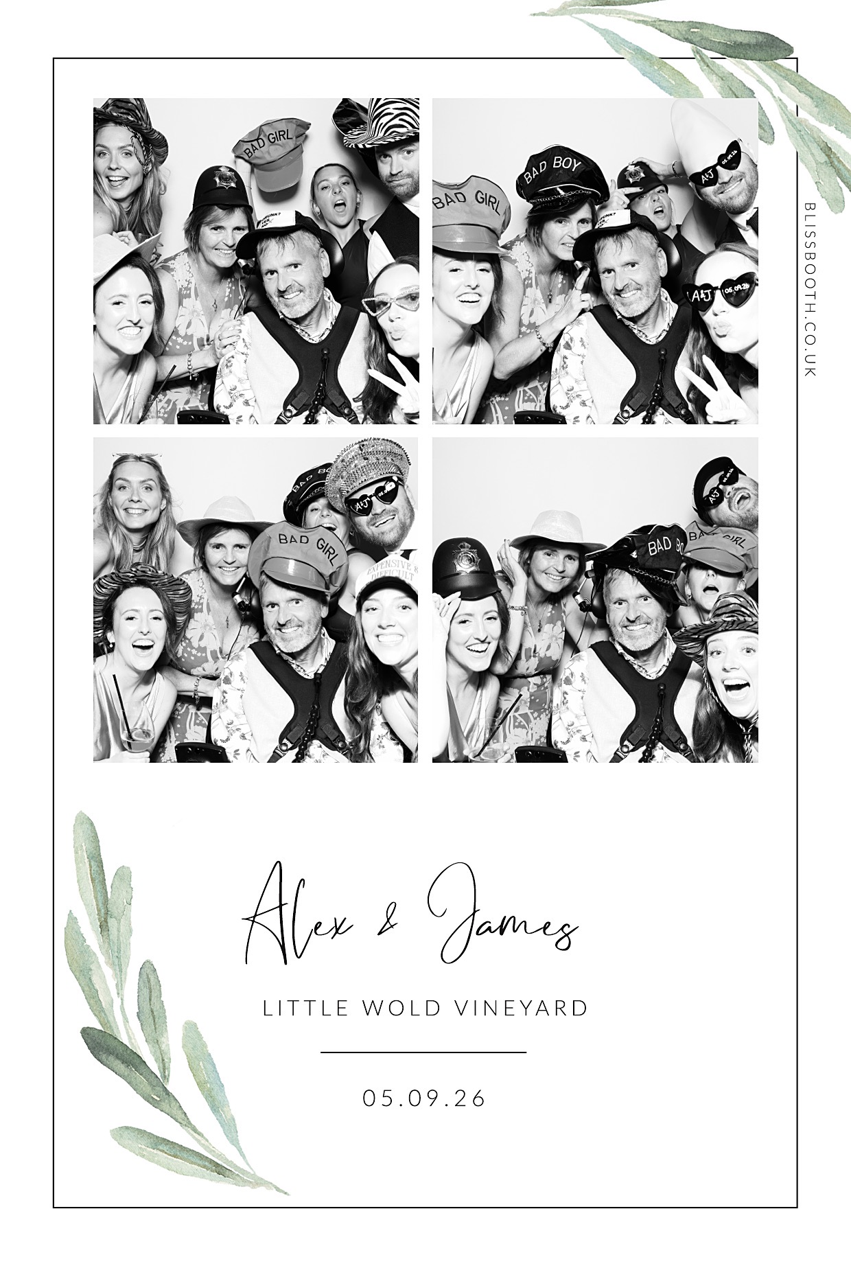 Alex and James | View more photos from the event at gallery.blissbooth.co.uk/u/BlissBooth/Alex-and-James