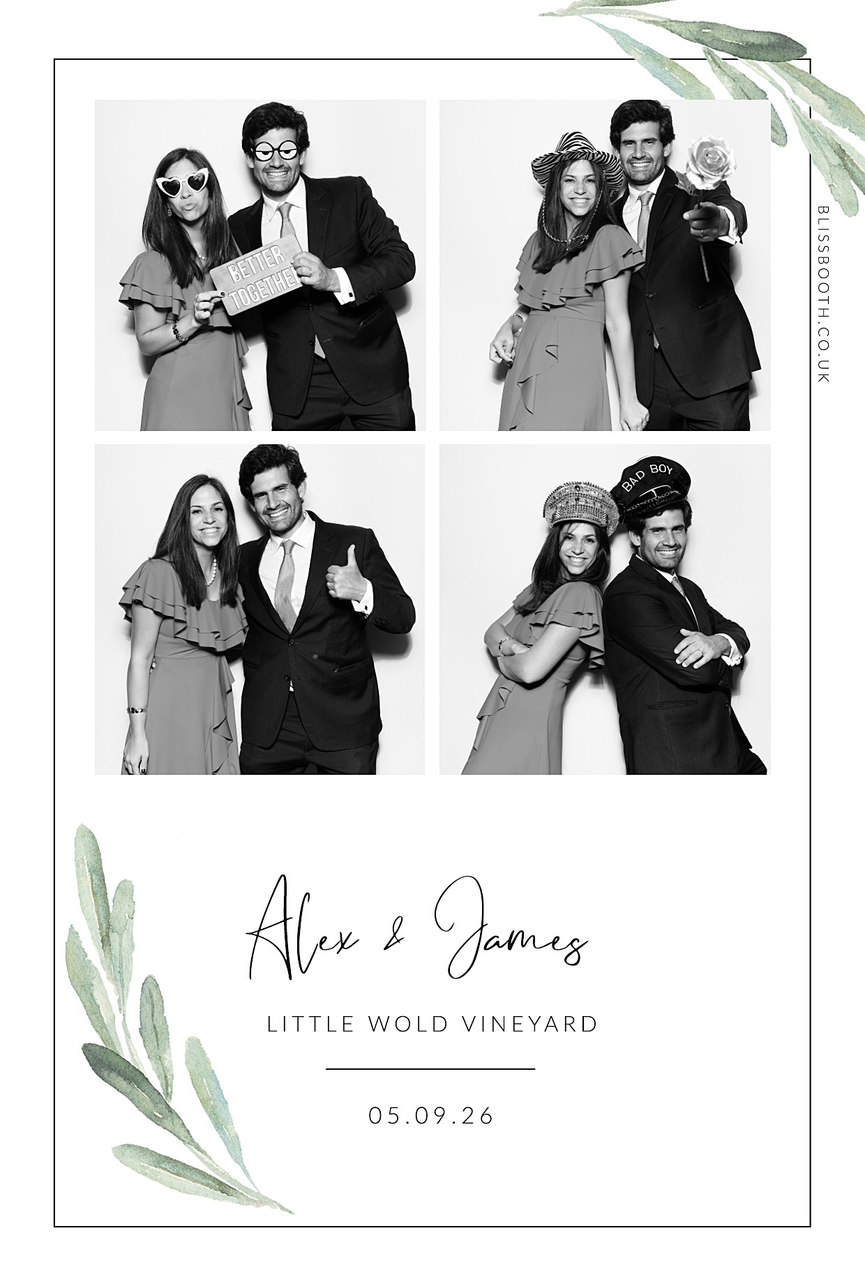 Alex and James | View more photos from the event at gallery.blissbooth.co.uk/u/BlissBooth/Alex-and-James