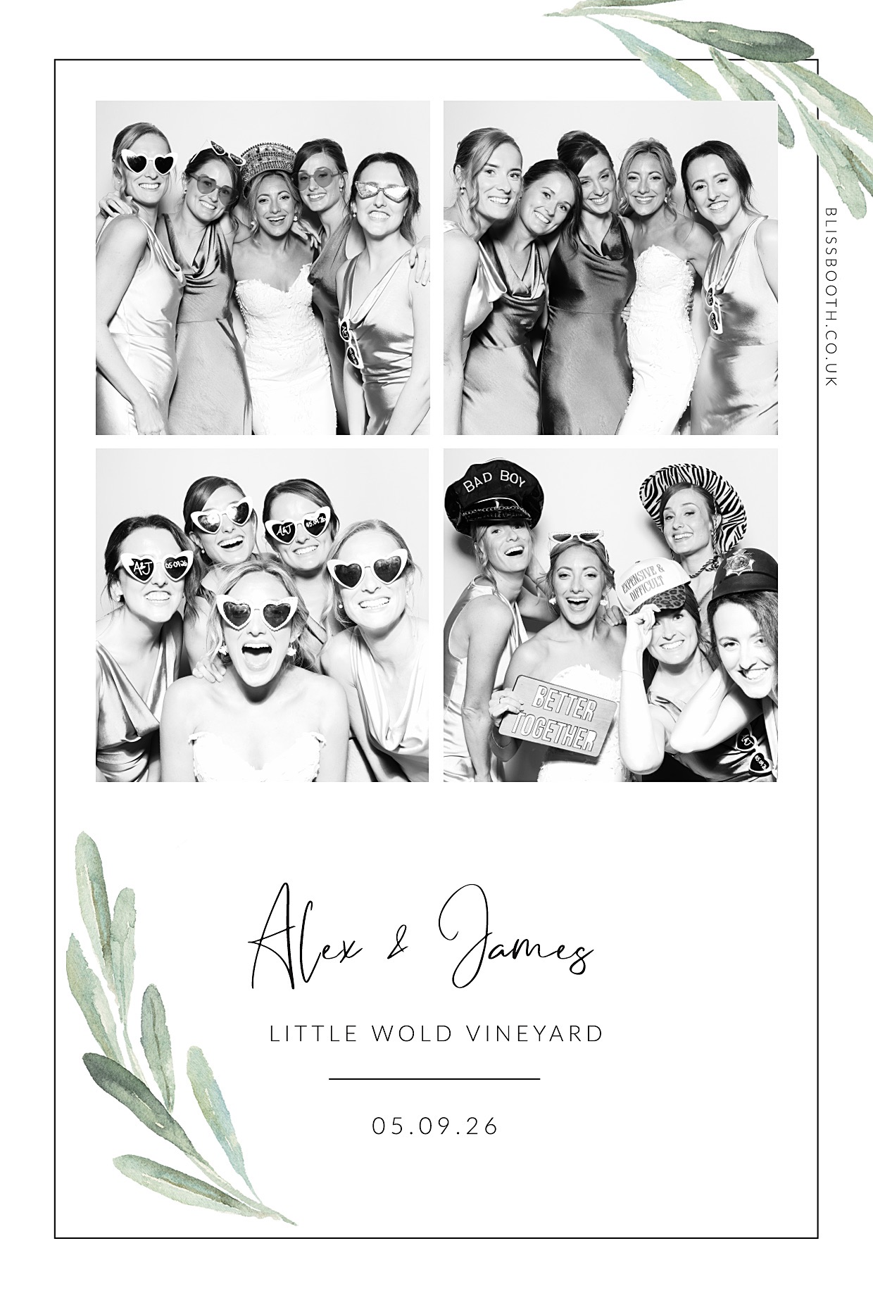 Alex and James | View more photos from the event at gallery.blissbooth.co.uk/u/BlissBooth/Alex-and-James