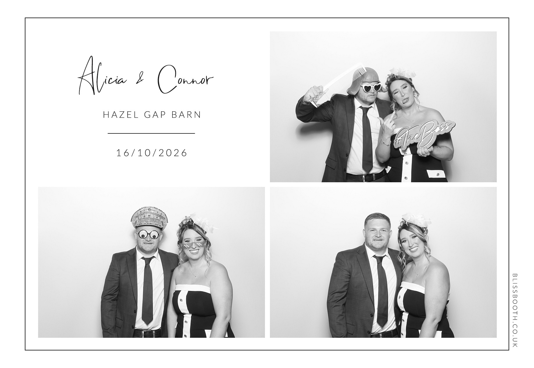 Alicia and  Connor | View more photos from the event at gallery.blissbooth.co.uk/u/BlissBooth/Alicia-and-Connor