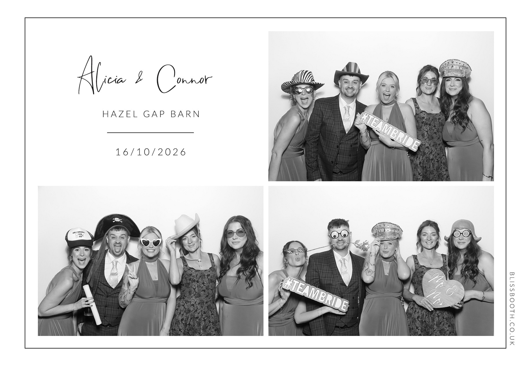 Alicia and  Connor | View more photos from the event at gallery.blissbooth.co.uk/u/BlissBooth/Alicia-and-Connor