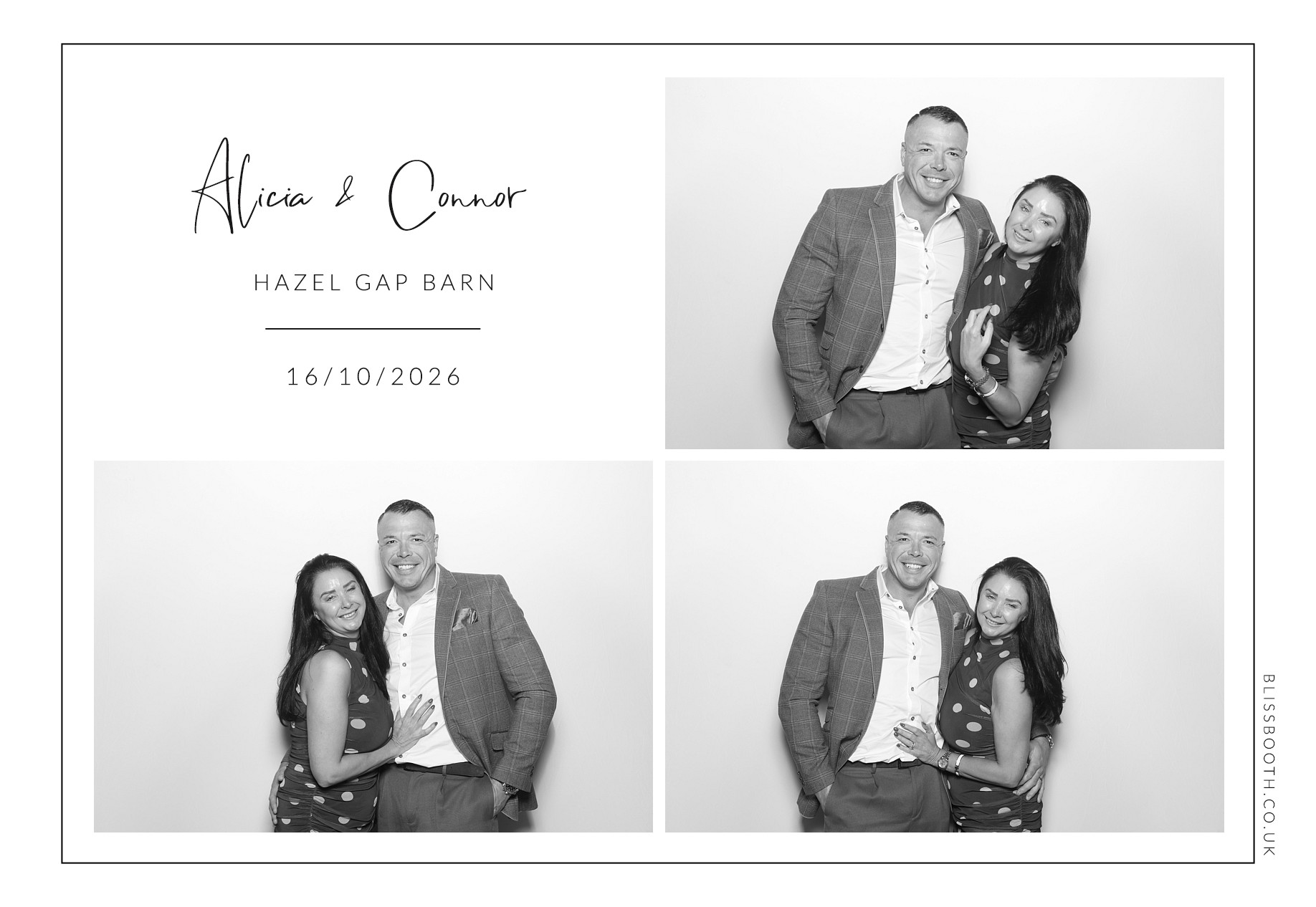 Alicia and  Connor | View more photos from the event at gallery.blissbooth.co.uk/u/BlissBooth/Alicia-and-Connor