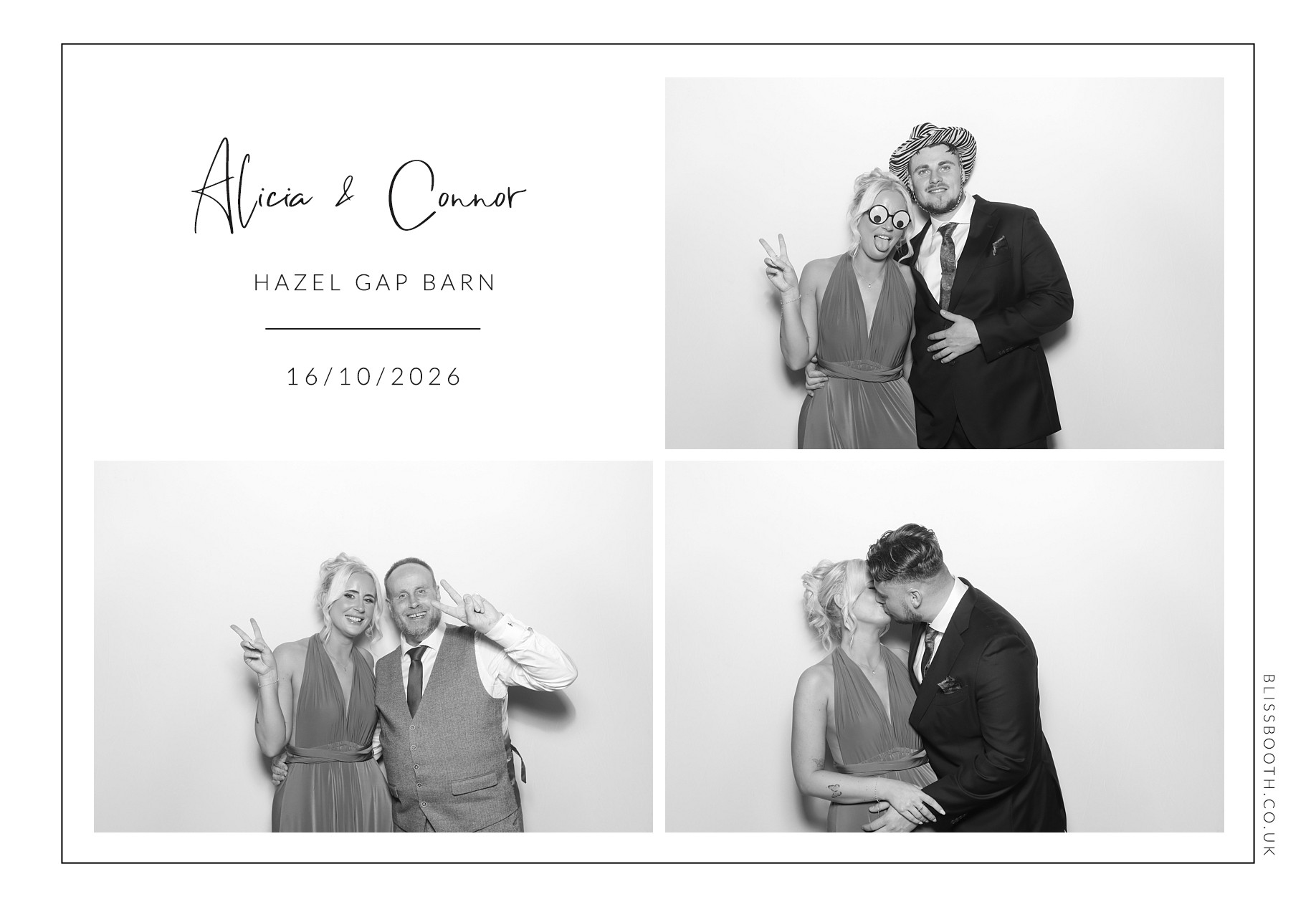 Alicia and  Connor | View more photos from the event at gallery.blissbooth.co.uk/u/BlissBooth/Alicia-and-Connor