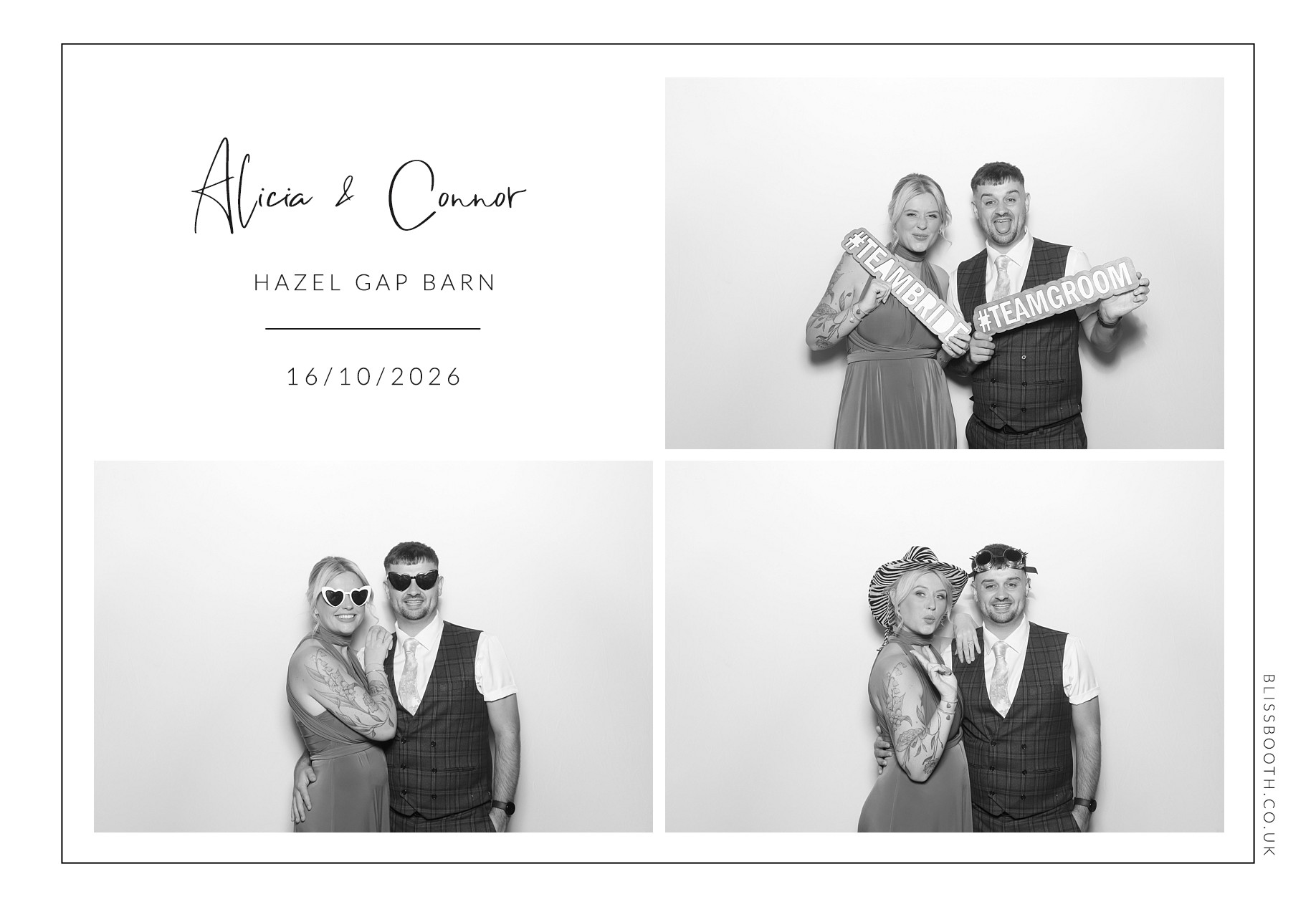 Alicia and  Connor | View more photos from the event at gallery.blissbooth.co.uk/u/BlissBooth/Alicia-and-Connor