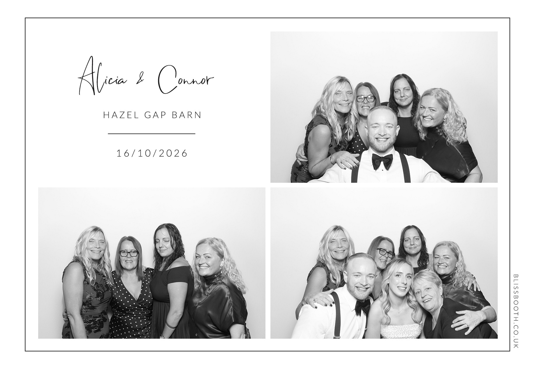 Alicia and  Connor | View more photos from the event at gallery.blissbooth.co.uk/u/BlissBooth/Alicia-and-Connor
