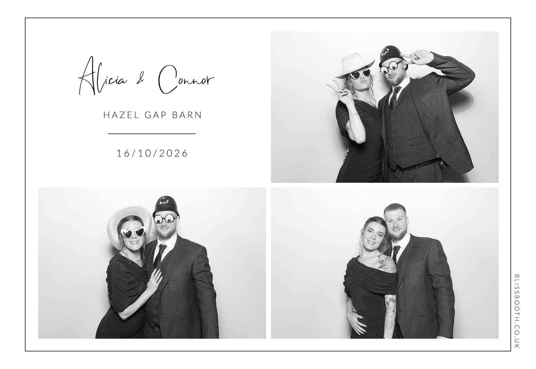 Alicia and  Connor | View more photos from the event at gallery.blissbooth.co.uk/u/BlissBooth/Alicia-and-Connor