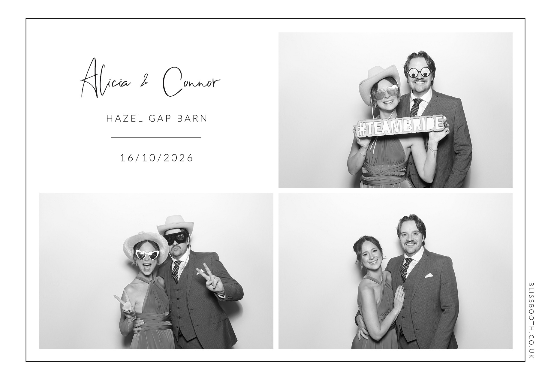 Alicia and  Connor | View more photos from the event at gallery.blissbooth.co.uk/u/BlissBooth/Alicia-and-Connor