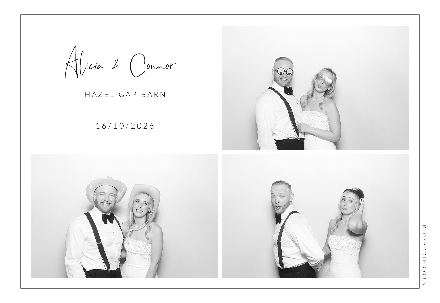Alicia and  Connor | View more photos from the event at gallery.blissbooth.co.uk/u/BlissBooth/Alicia-and-Connor