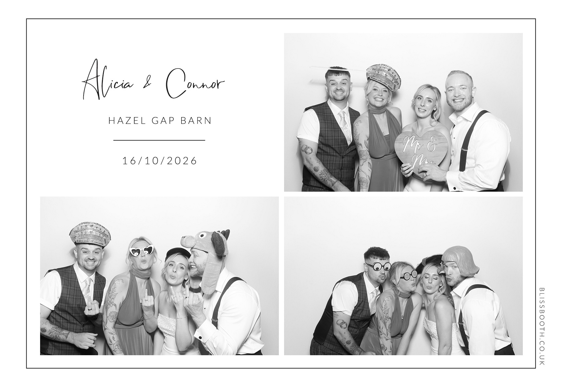 Alicia and  Connor | View more photos from the event at gallery.blissbooth.co.uk/u/BlissBooth/Alicia-and-Connor