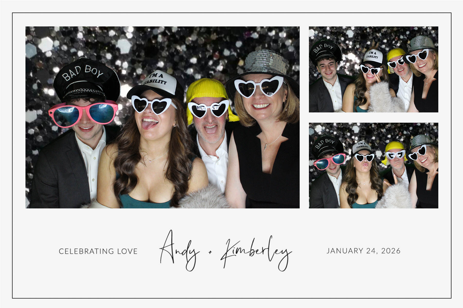 Andy + Kimberley | View more photos from the event at gallery.blissbooth.co.uk/u/BlissBooth/Andy-Kimberley