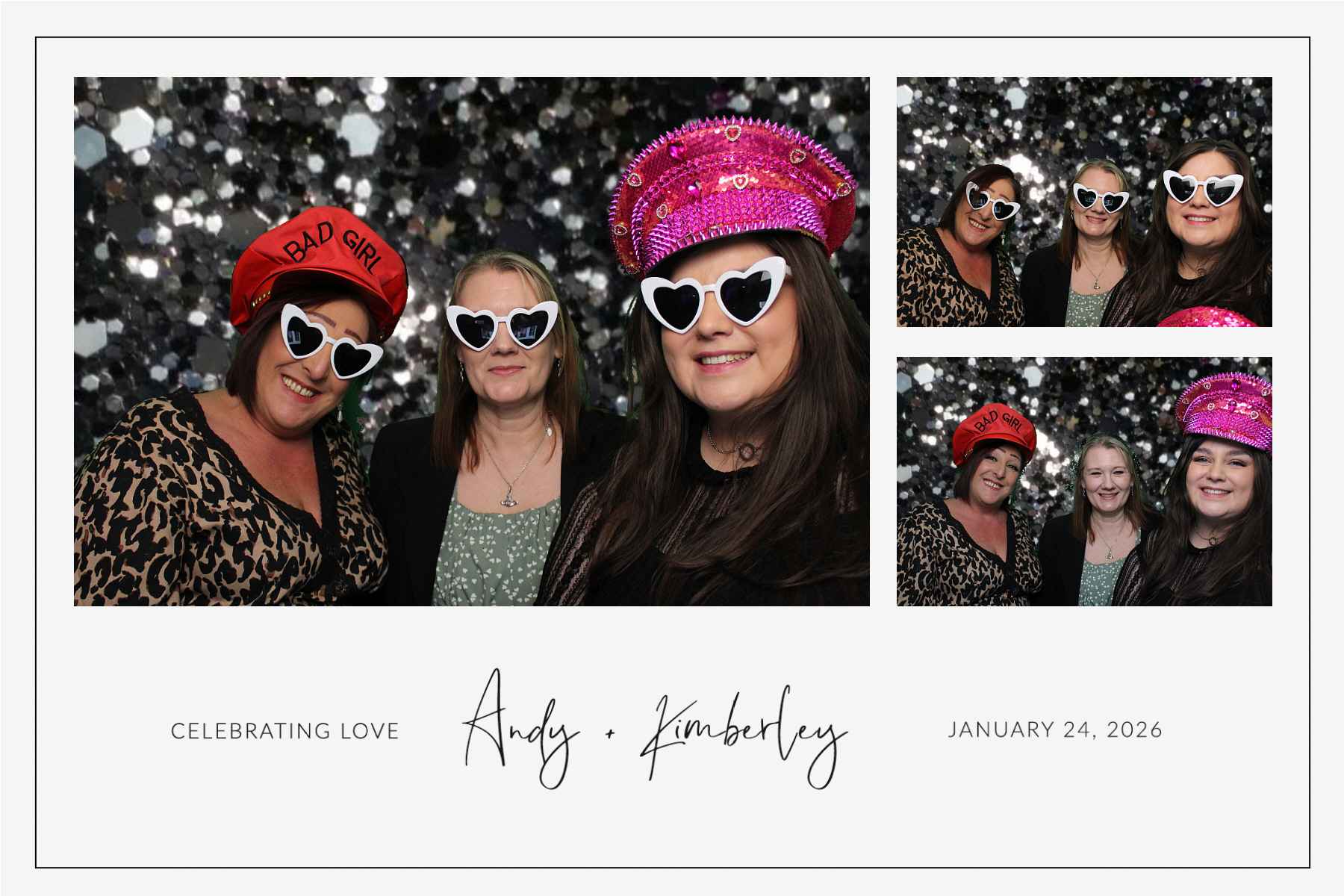 Andy + Kimberley | View more photos from the event at gallery.blissbooth.co.uk/u/BlissBooth/Andy-Kimberley
