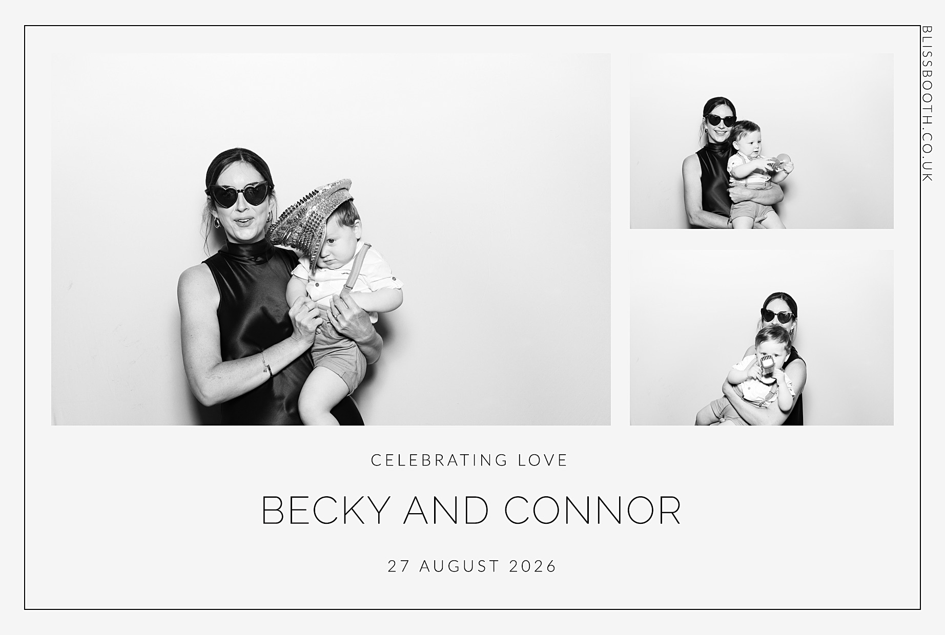 Becky and Connor | View more photos from the event at gallery.blissbooth.co.uk/u/BlissBooth/Becky-and-Connor