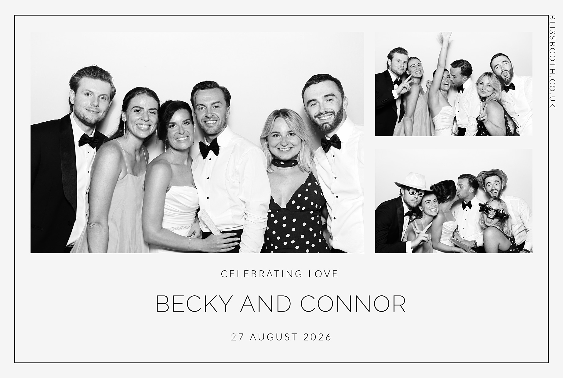 Becky and Connor | View more photos from the event at gallery.blissbooth.co.uk/u/BlissBooth/Becky-and-Connor