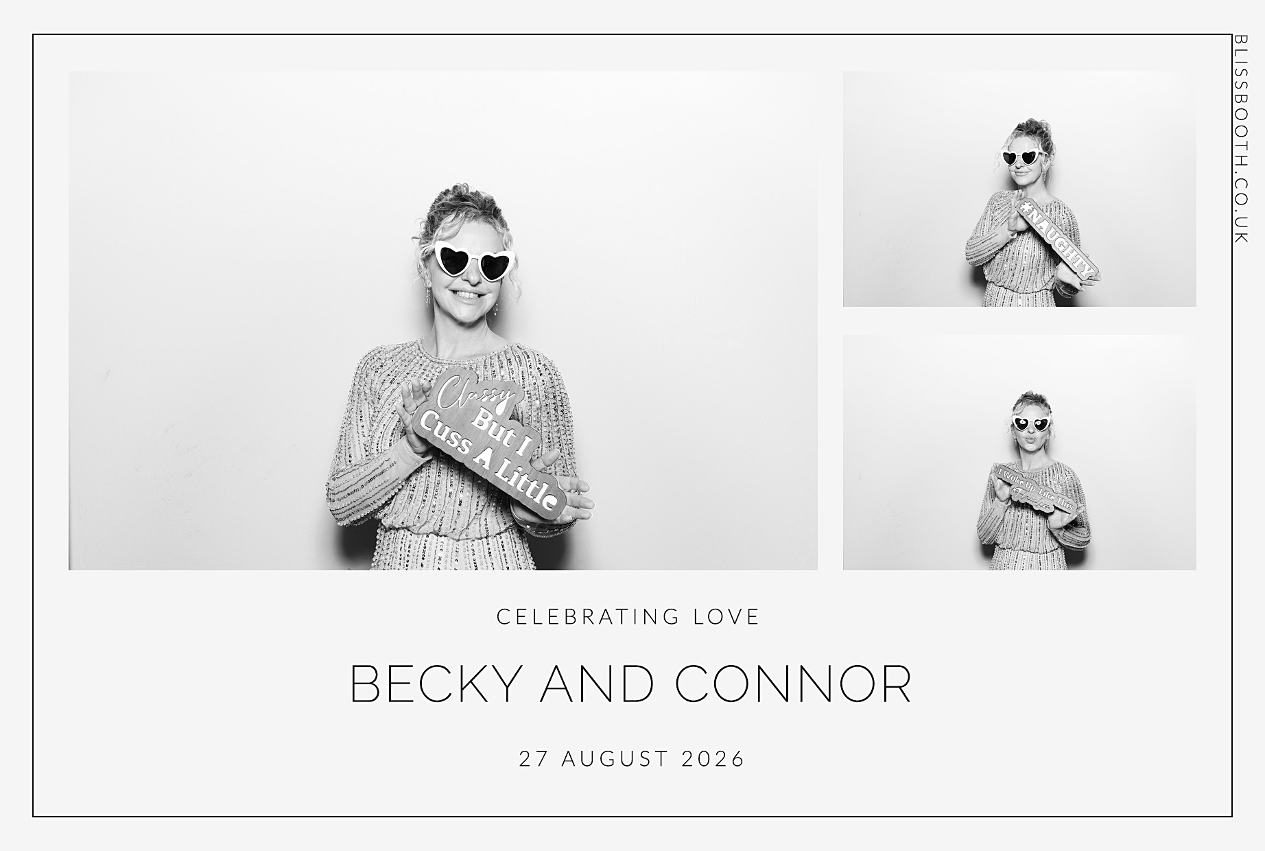 Becky and Connor | View more photos from the event at gallery.blissbooth.co.uk/u/BlissBooth/Becky-and-Connor