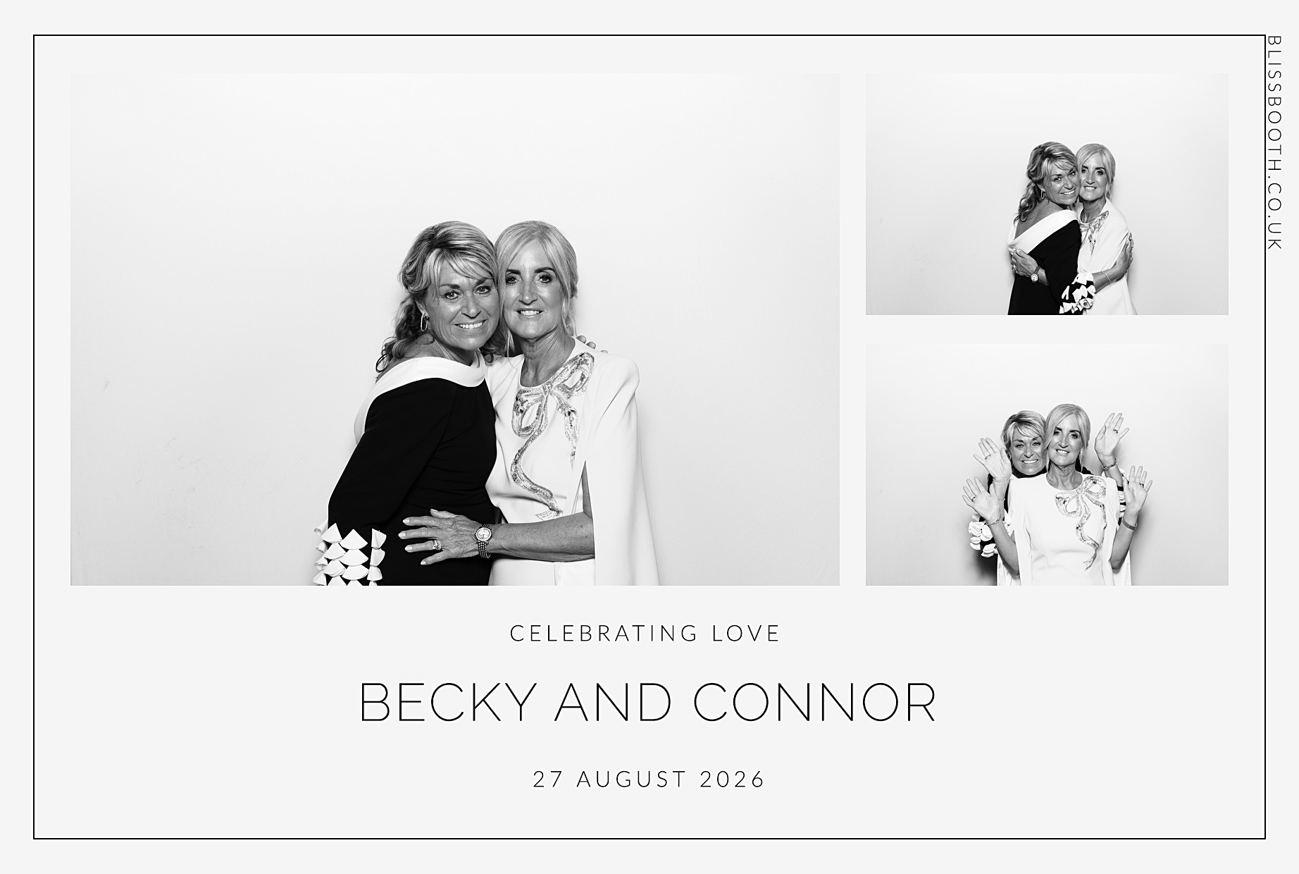 Becky and Connor | View more photos from the event at gallery.blissbooth.co.uk/u/BlissBooth/Becky-and-Connor