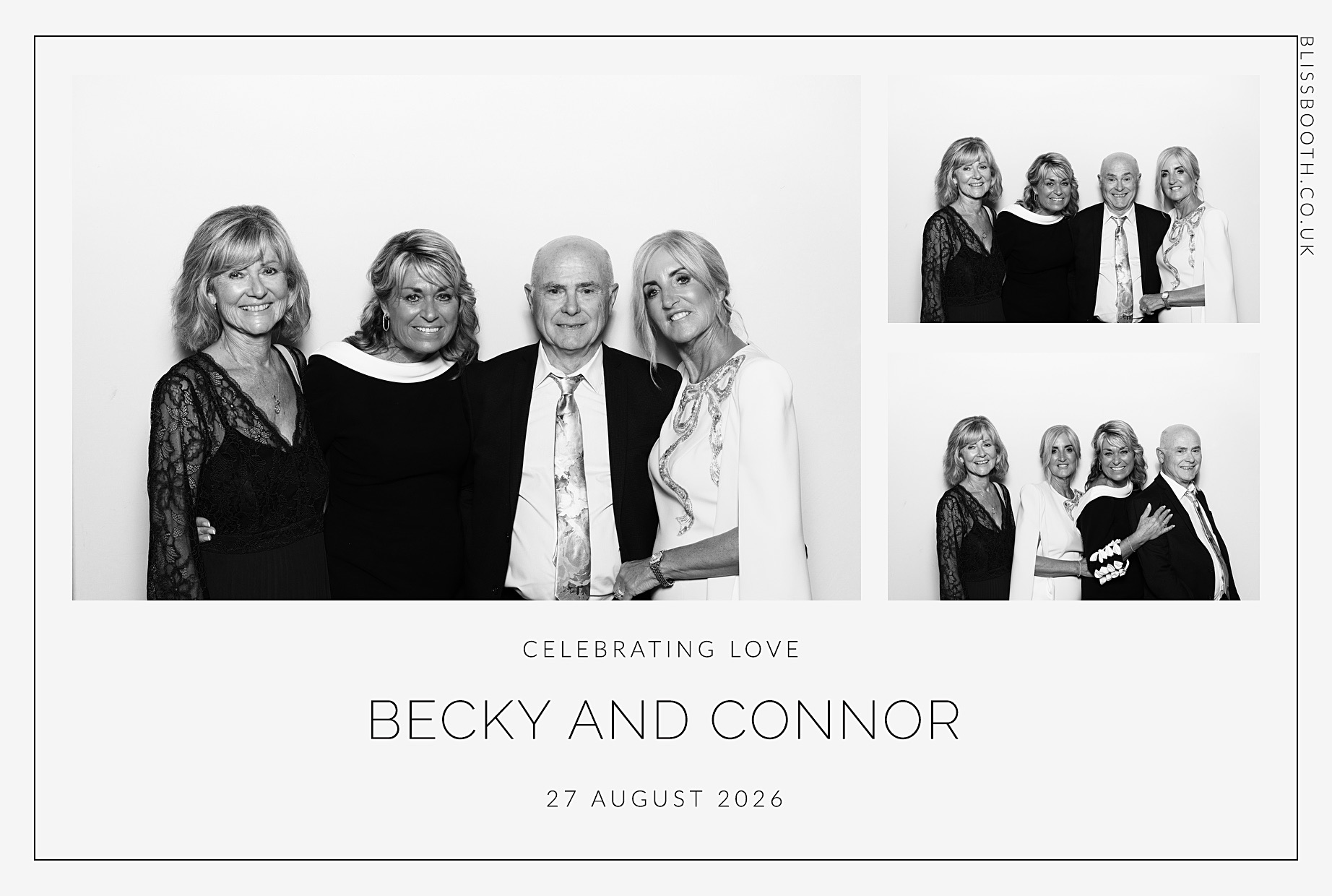 Becky and Connor | View more photos from the event at gallery.blissbooth.co.uk/u/BlissBooth/Becky-and-Connor