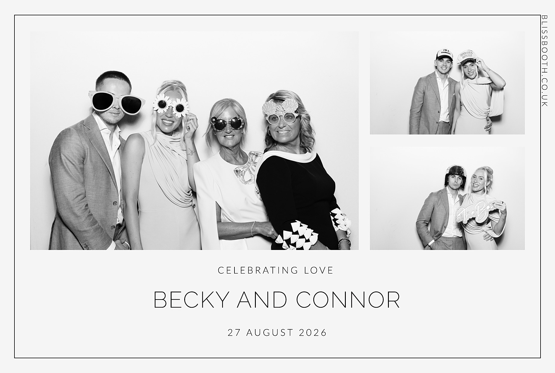 Becky and Connor | View more photos from the event at gallery.blissbooth.co.uk/u/BlissBooth/Becky-and-Connor