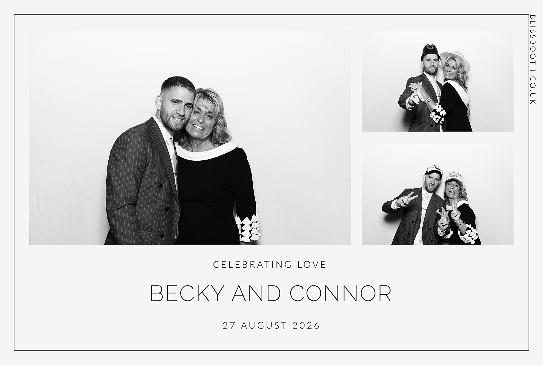 Becky and Connor | View more photos from the event at gallery.blissbooth.co.uk/u/BlissBooth/Becky-and-Connor