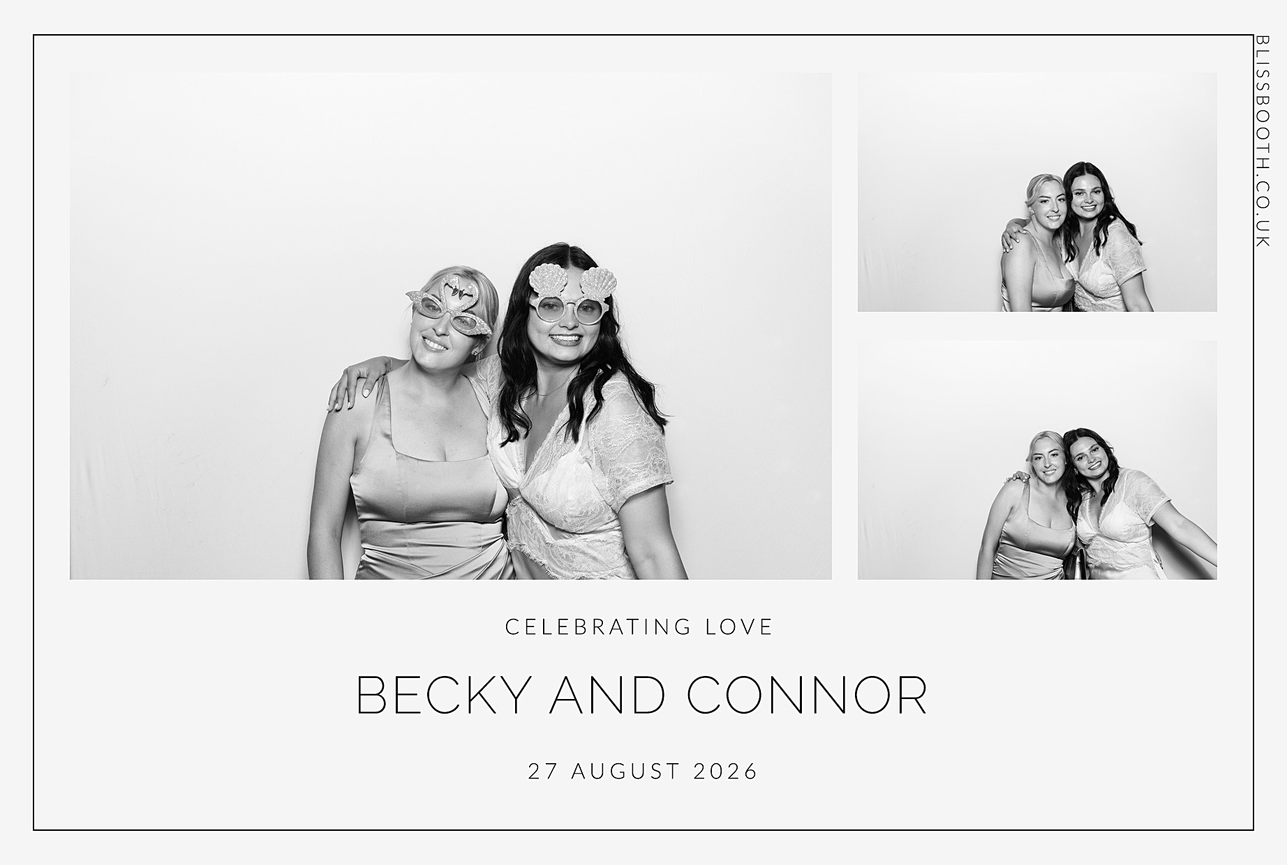 Becky and Connor | View more photos from the event at gallery.blissbooth.co.uk/u/BlissBooth/Becky-and-Connor