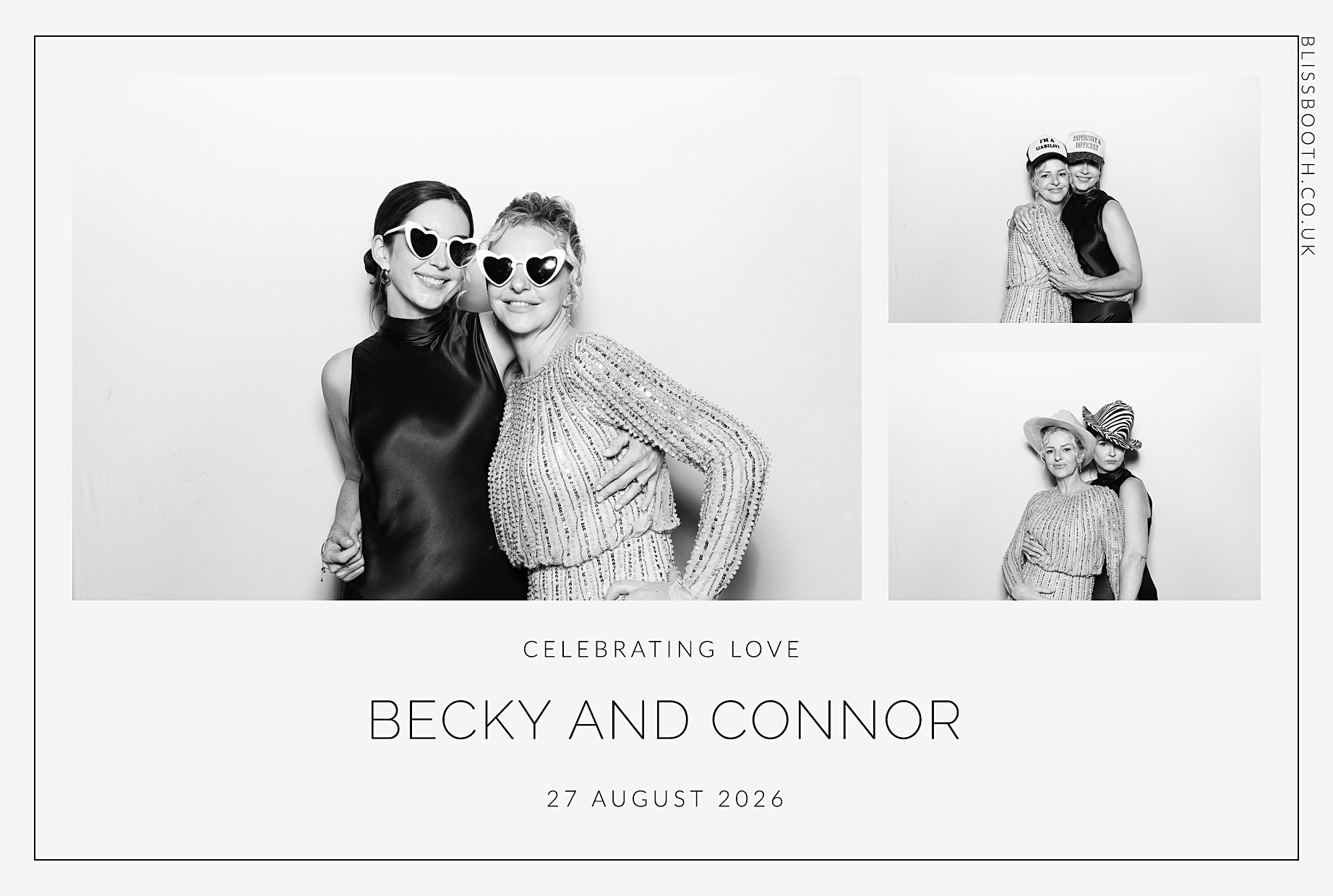 Becky and Connor | View more photos from the event at gallery.blissbooth.co.uk/u/BlissBooth/Becky-and-Connor