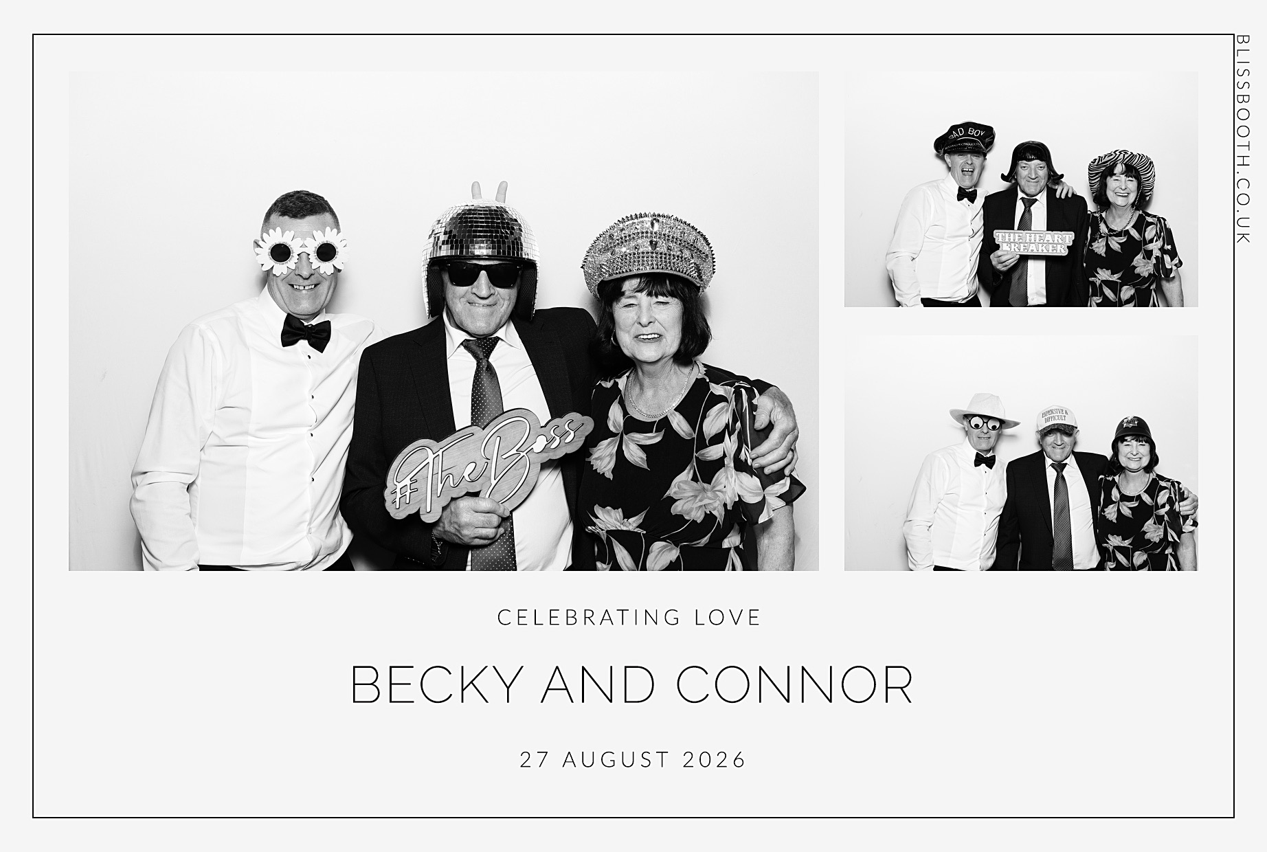 Becky and Connor | View more photos from the event at gallery.blissbooth.co.uk/u/BlissBooth/Becky-and-Connor