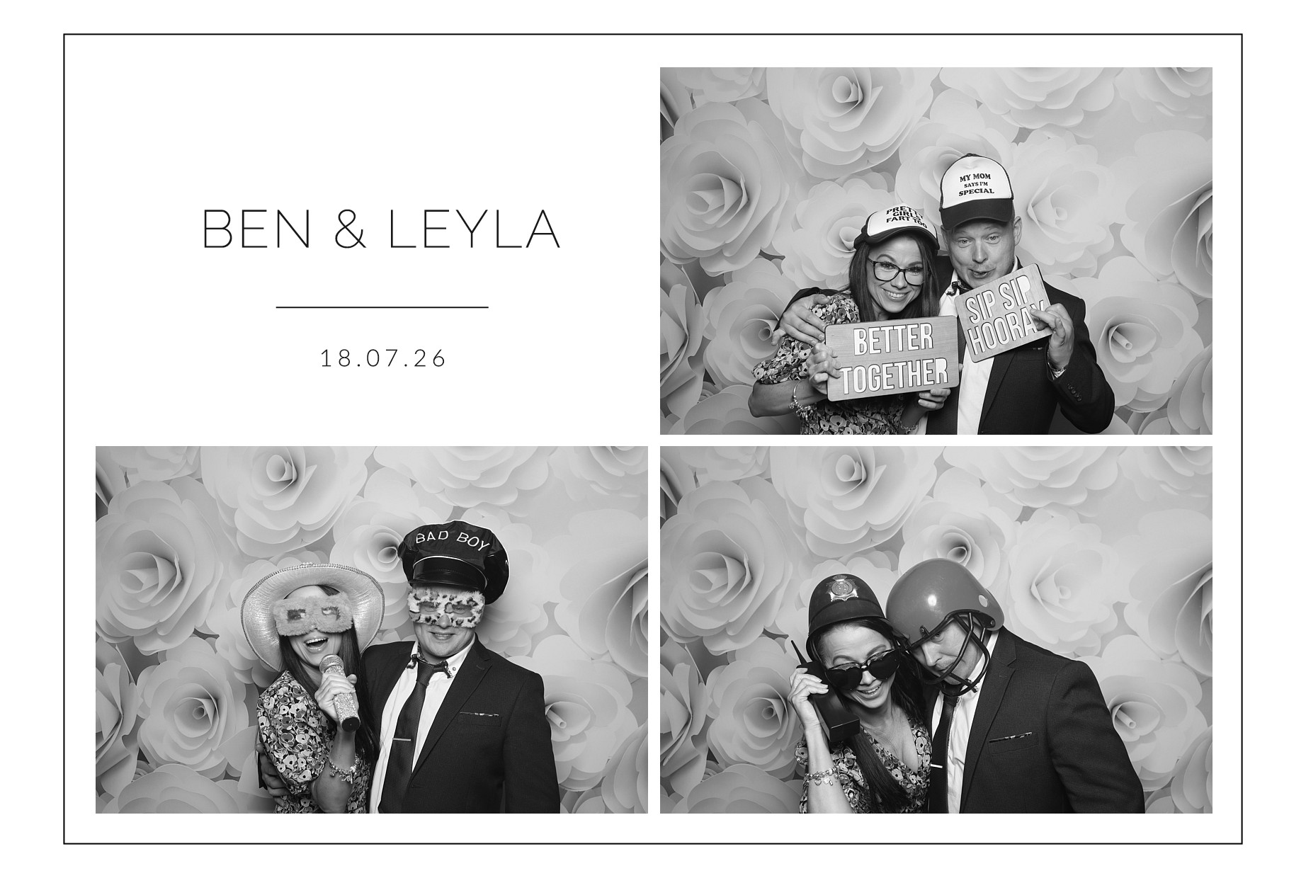 Ben and Layla | View more photos from the event at gallery.blissbooth.co.uk/u/BlissBooth/Ben-and-Layla