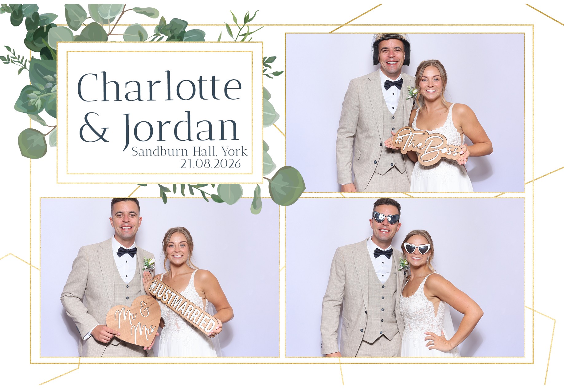 Charlotte and Jordan | View more photos from the event at gallery.blissbooth.co.uk/u/BlissBooth/Charlotte-and-Jordan