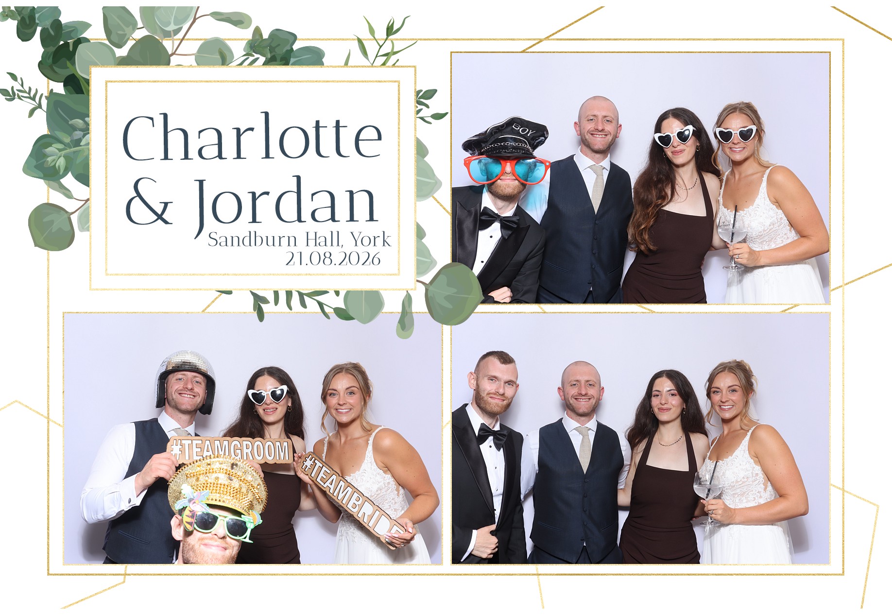 Charlotte and Jordan | View more photos from the event at gallery.blissbooth.co.uk/u/BlissBooth/Charlotte-and-Jordan
