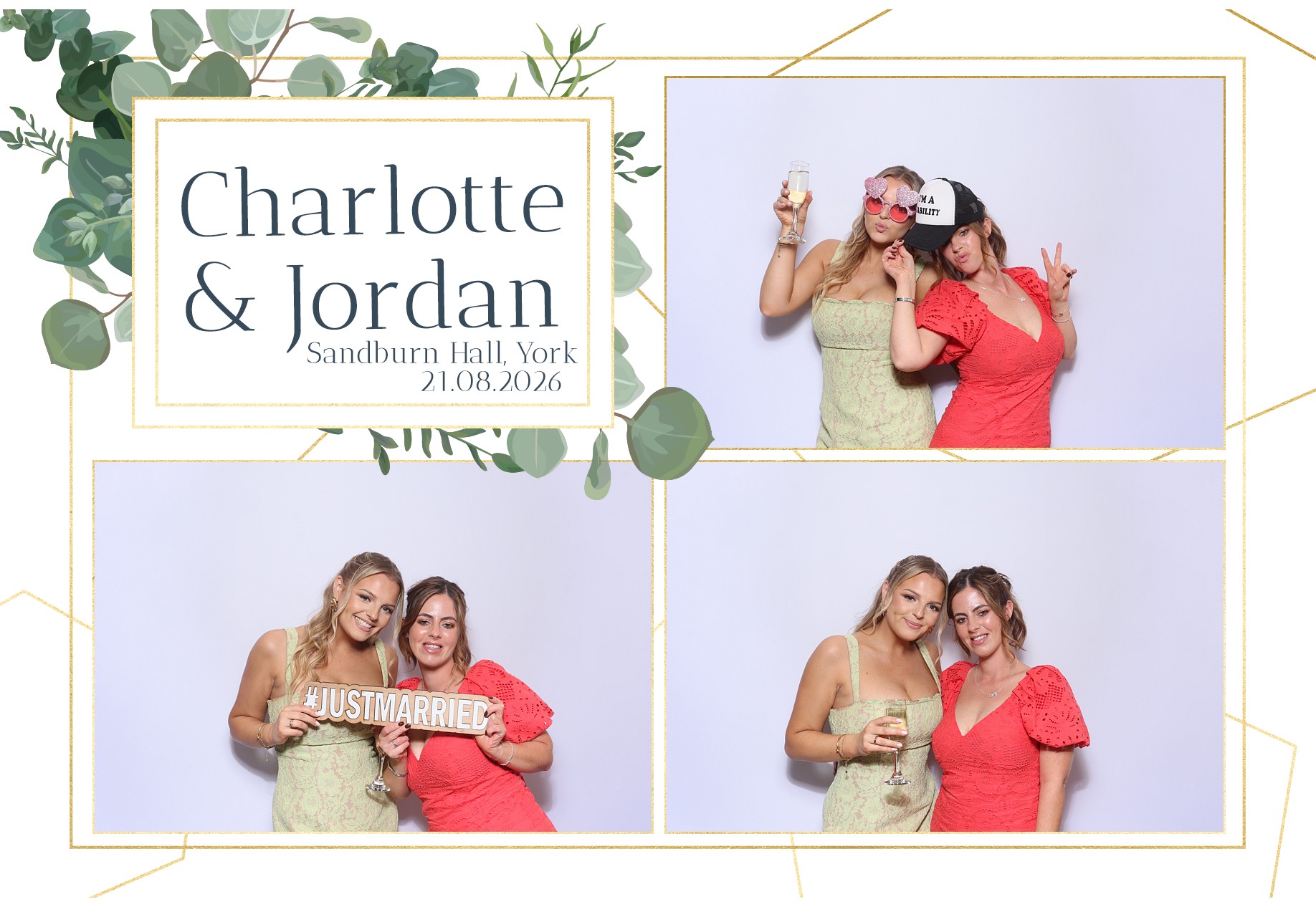 Charlotte and Jordan | View more photos from the event at gallery.blissbooth.co.uk/u/BlissBooth/Charlotte-and-Jordan