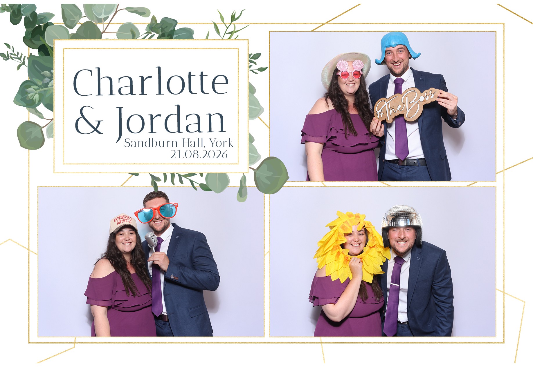 Charlotte and Jordan | View more photos from the event at gallery.blissbooth.co.uk/u/BlissBooth/Charlotte-and-Jordan