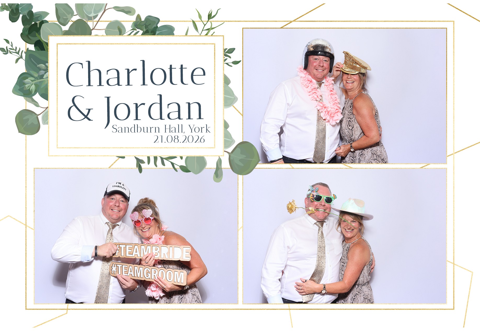 Charlotte and Jordan | View more photos from the event at gallery.blissbooth.co.uk/u/BlissBooth/Charlotte-and-Jordan