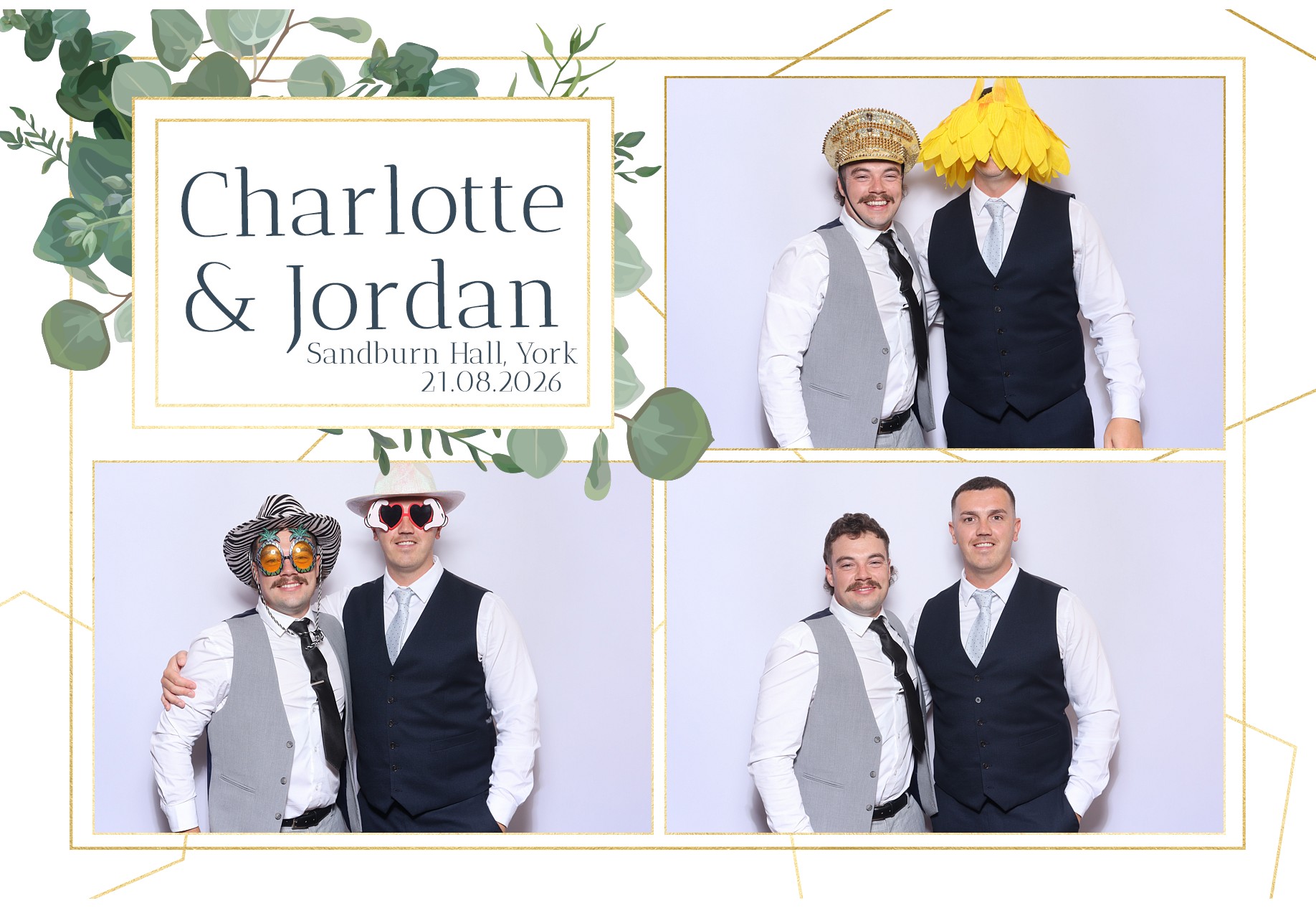Charlotte and Jordan | View more photos from the event at gallery.blissbooth.co.uk/u/BlissBooth/Charlotte-and-Jordan