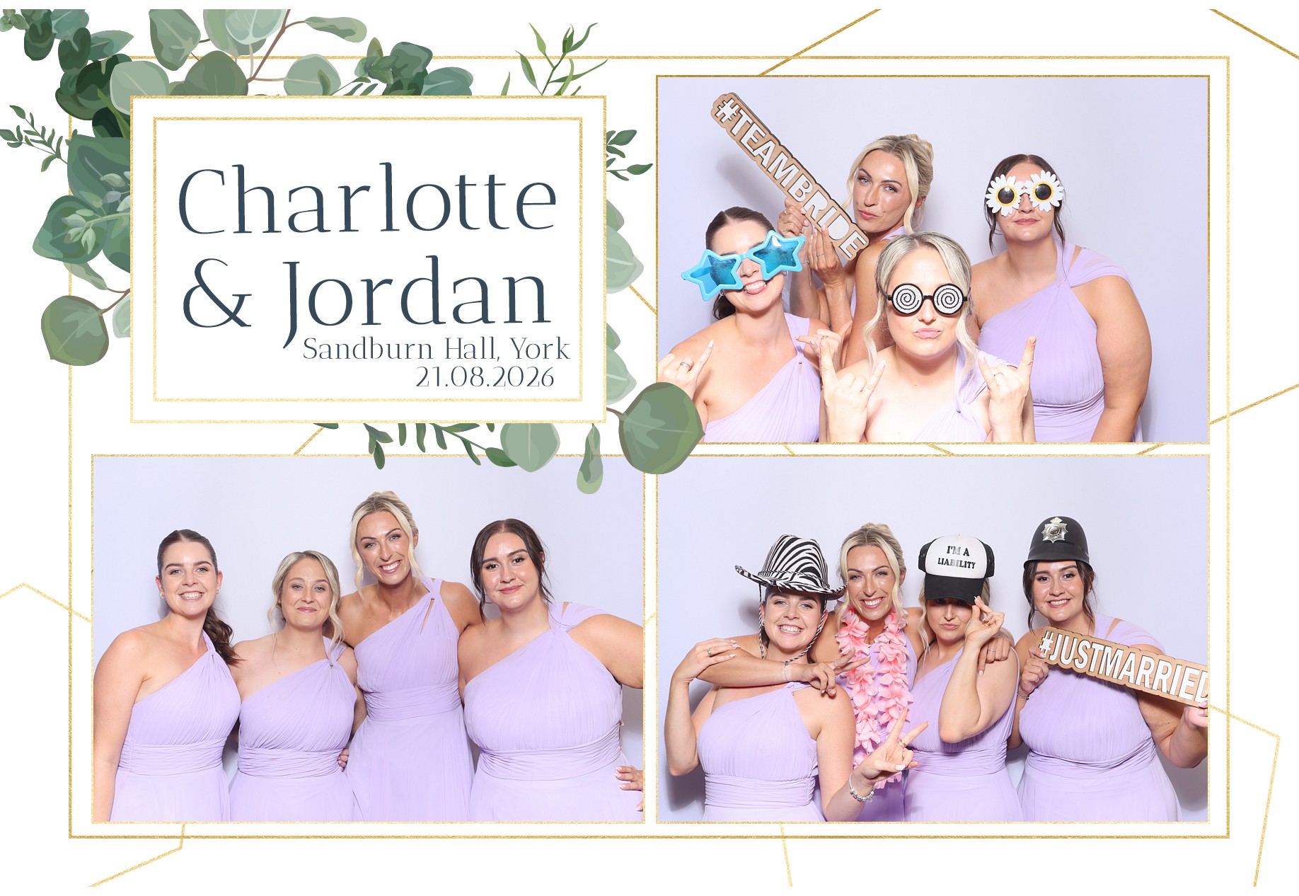 Charlotte and Jordan | View more photos from the event at gallery.blissbooth.co.uk/u/BlissBooth/Charlotte-and-Jordan