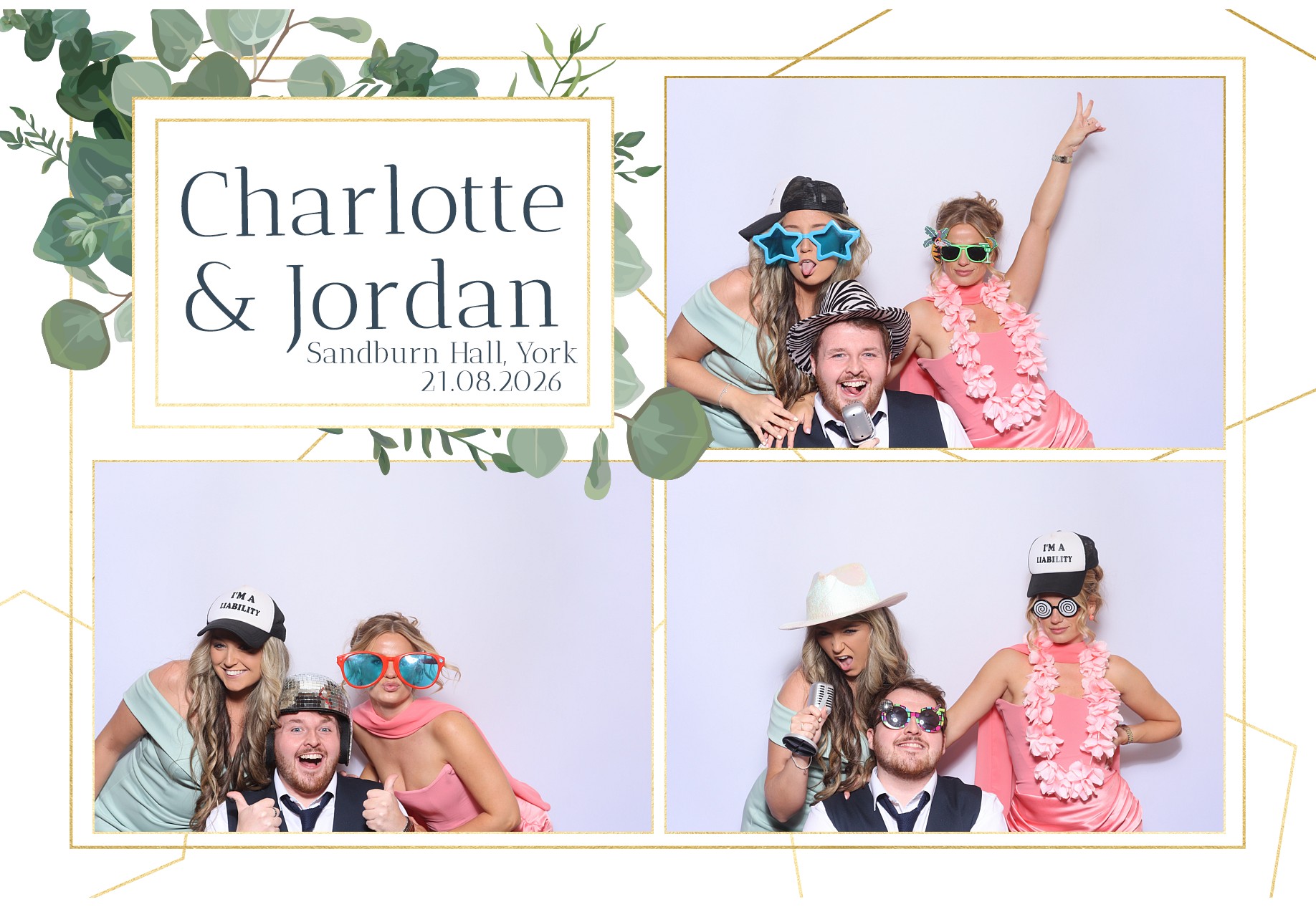 Charlotte and Jordan | View more photos from the event at gallery.blissbooth.co.uk/u/BlissBooth/Charlotte-and-Jordan