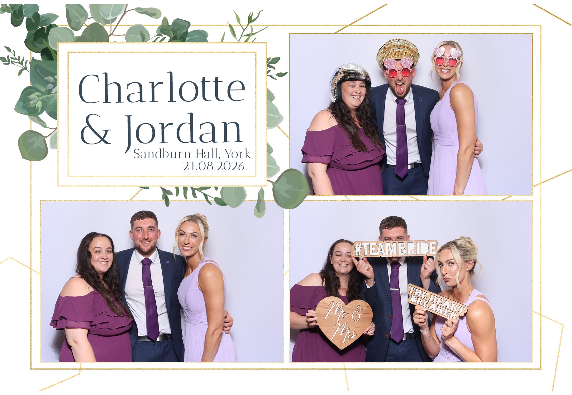 Charlotte and Jordan | View more photos from the event at gallery.blissbooth.co.uk/u/BlissBooth/Charlotte-and-Jordan