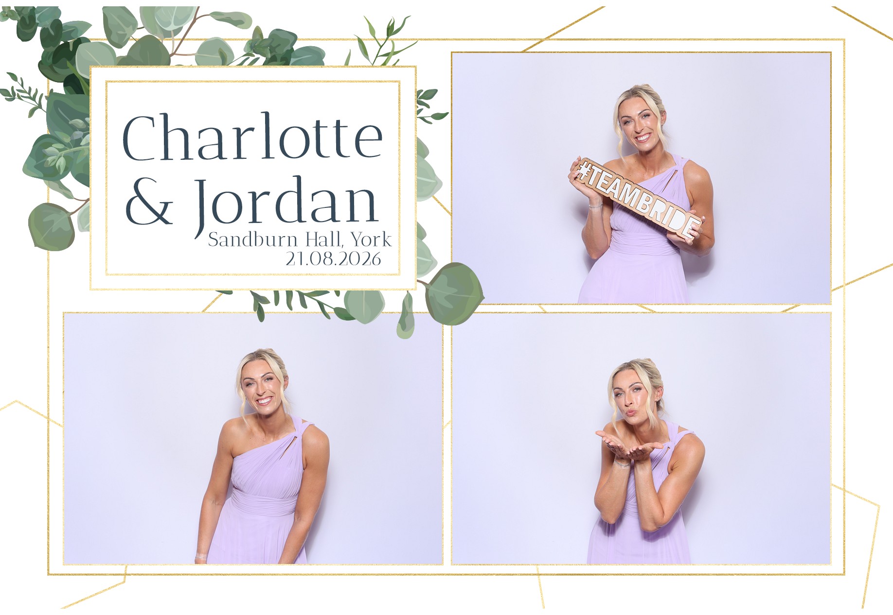 Charlotte and Jordan | View more photos from the event at gallery.blissbooth.co.uk/u/BlissBooth/Charlotte-and-Jordan