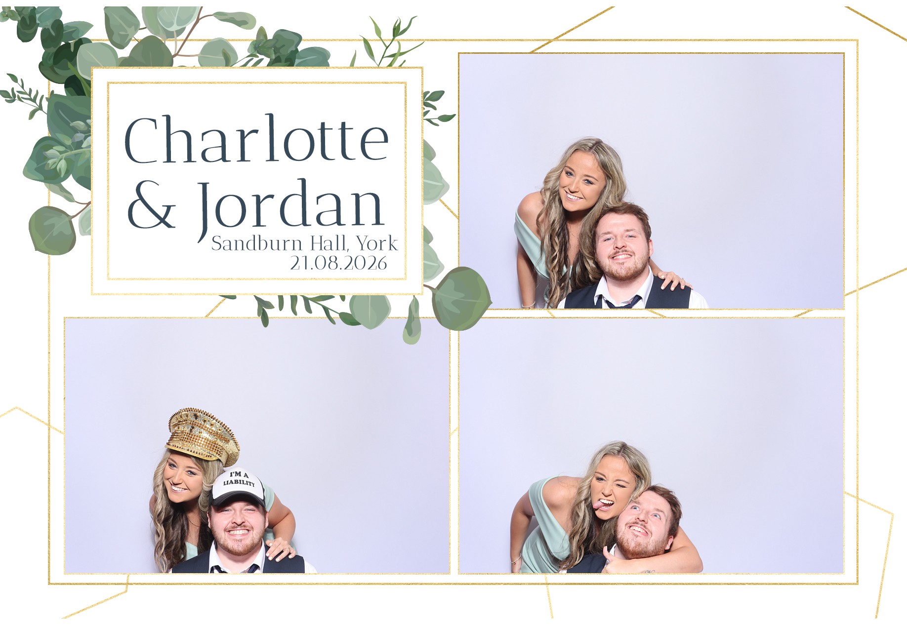 Charlotte and Jordan | View more photos from the event at gallery.blissbooth.co.uk/u/BlissBooth/Charlotte-and-Jordan