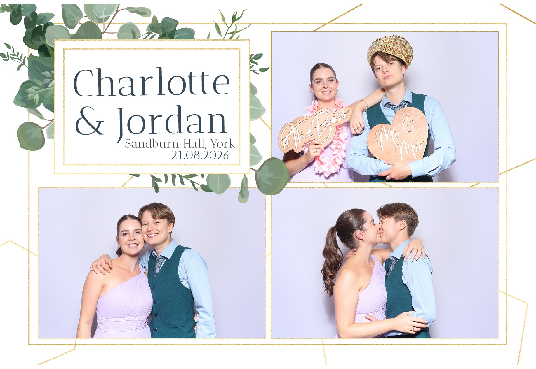 Charlotte and Jordan | View more photos from the event at gallery.blissbooth.co.uk/u/BlissBooth/Charlotte-and-Jordan