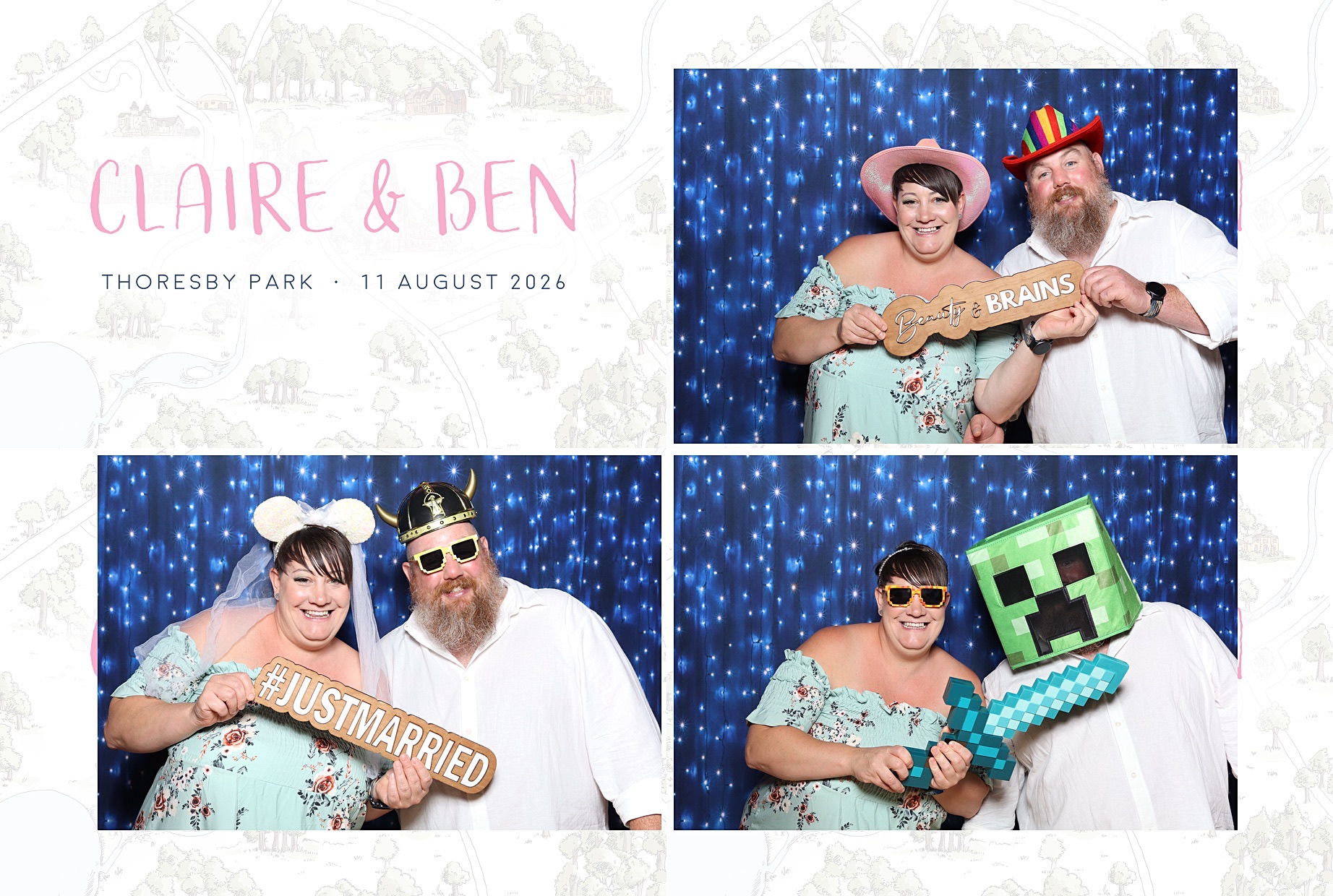Claire and Ben | View more photos from the event at gallery.blissbooth.co.uk/u/BlissBooth/Claire-and-Ben