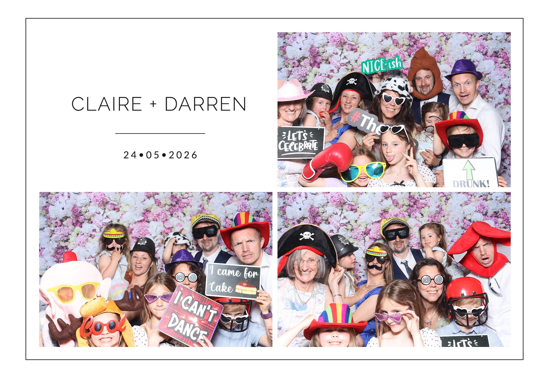 Claire and Darren | View more photos from the event at gallery.blissbooth.co.uk/u/BlissBooth/Claire-and-Darren