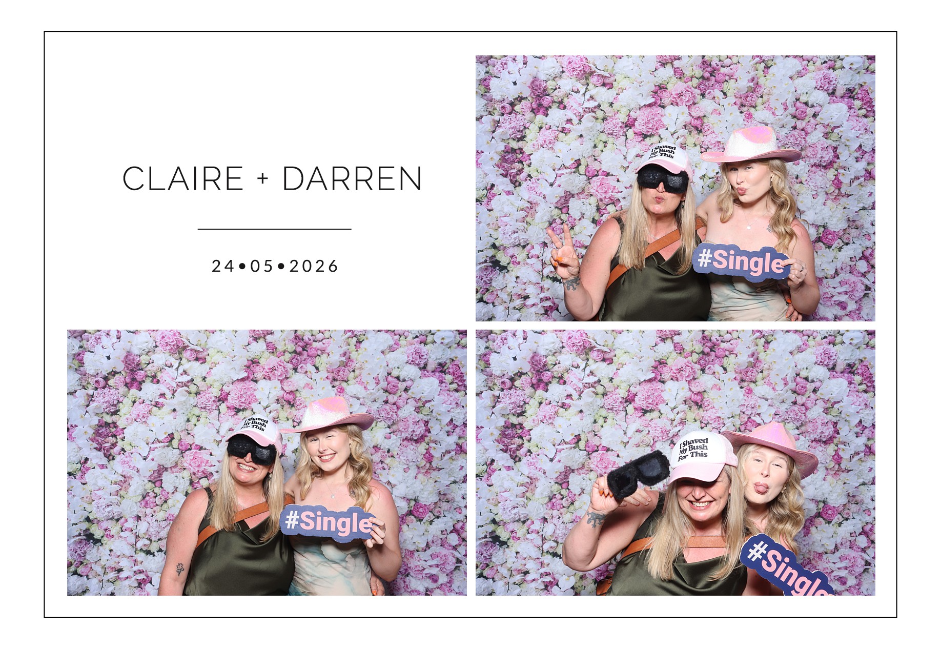 Claire and Darren | View more photos from the event at gallery.blissbooth.co.uk/u/BlissBooth/Claire-and-Darren