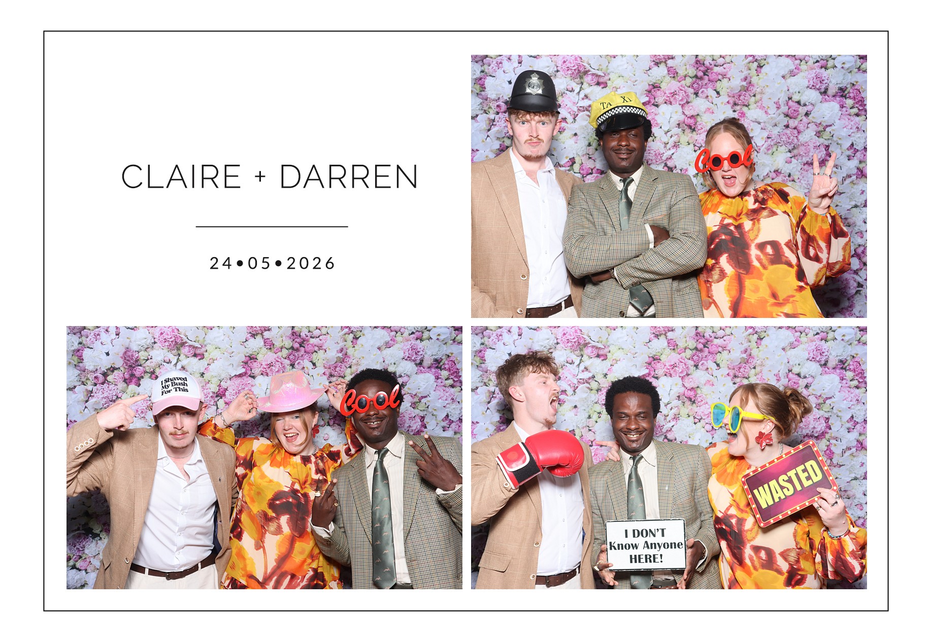 Claire and Darren | View more photos from the event at gallery.blissbooth.co.uk/u/BlissBooth/Claire-and-Darren
