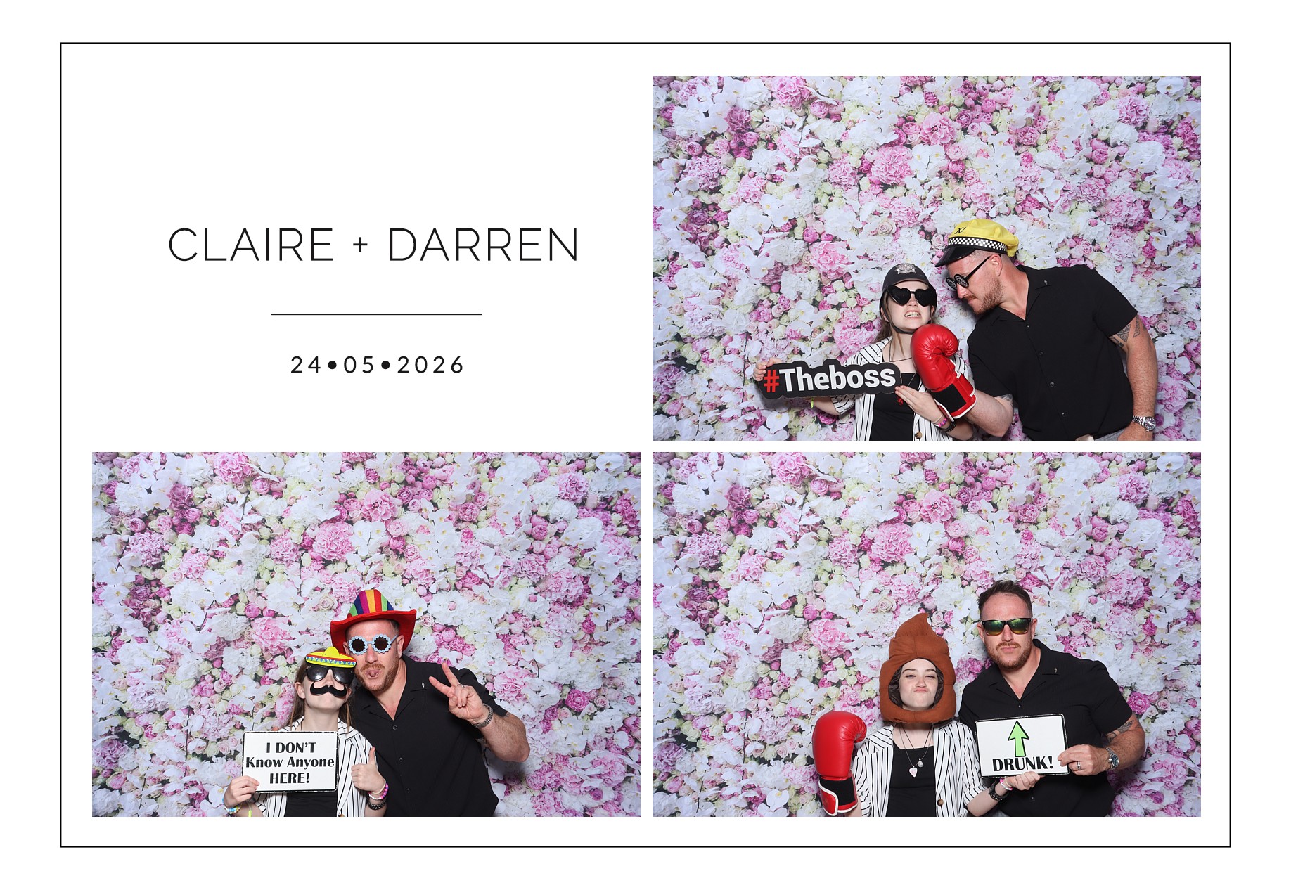 Claire and Darren | View more photos from the event at gallery.blissbooth.co.uk/u/BlissBooth/Claire-and-Darren