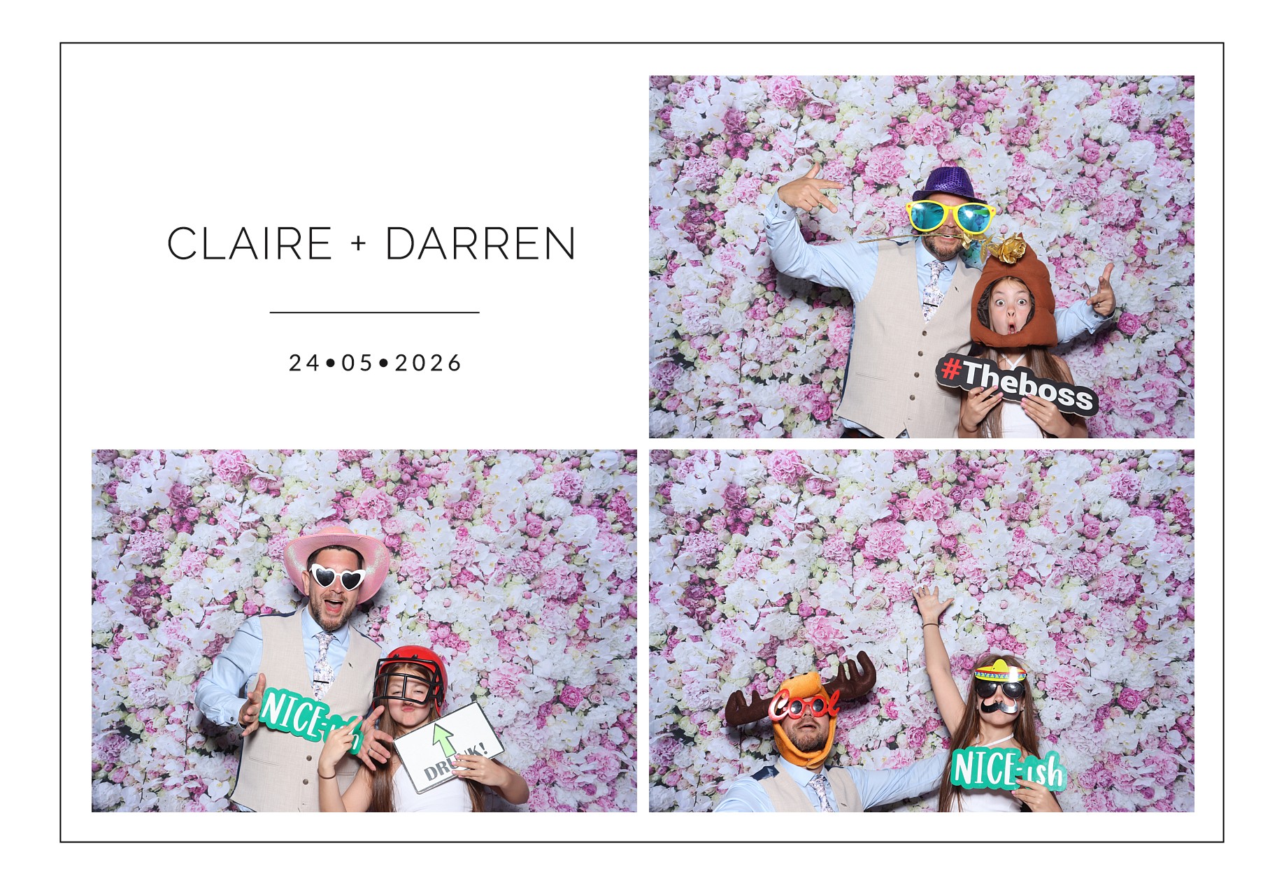 Claire and Darren | View more photos from the event at gallery.blissbooth.co.uk/u/BlissBooth/Claire-and-Darren
