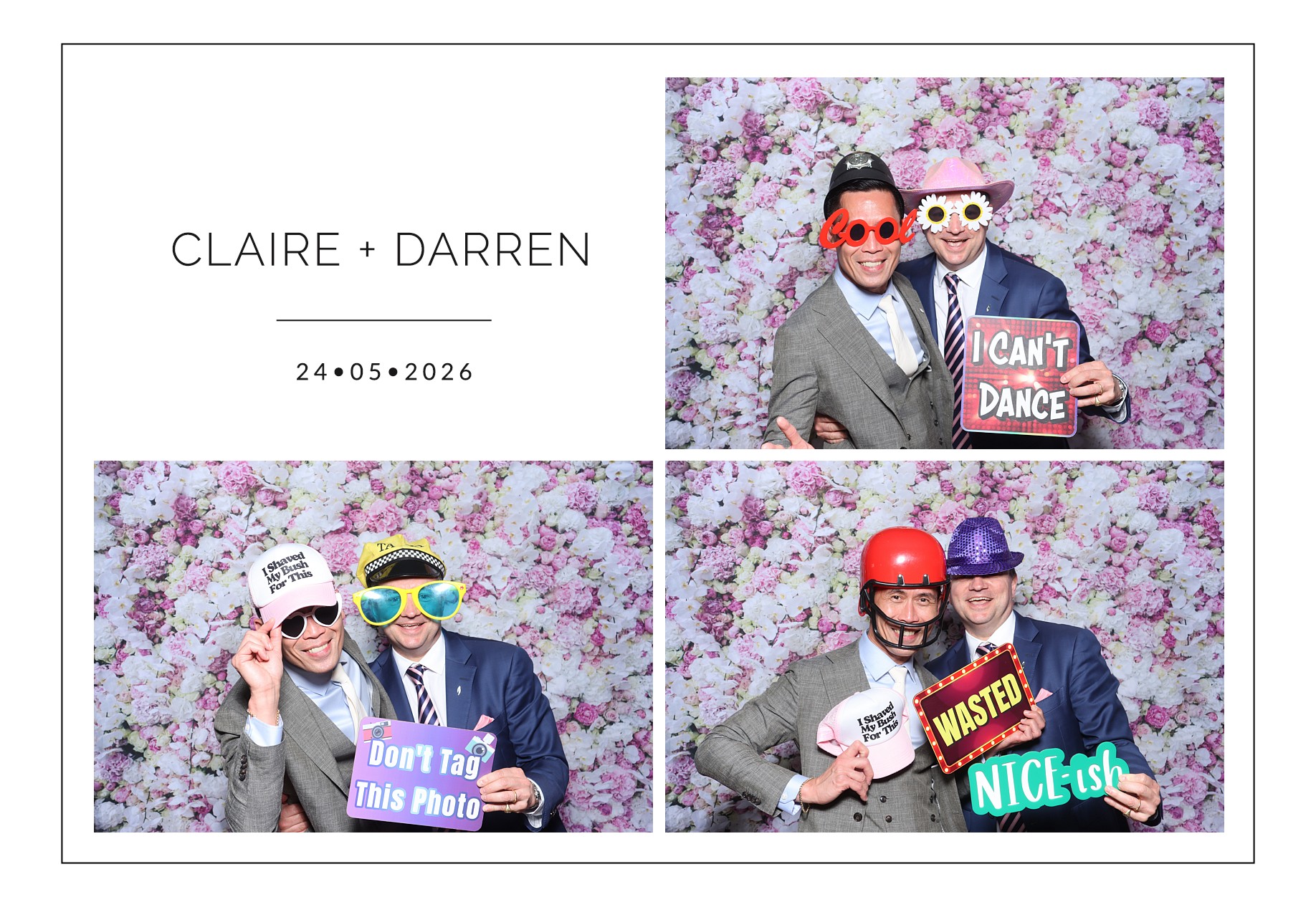 Claire and Darren | View more photos from the event at gallery.blissbooth.co.uk/u/BlissBooth/Claire-and-Darren