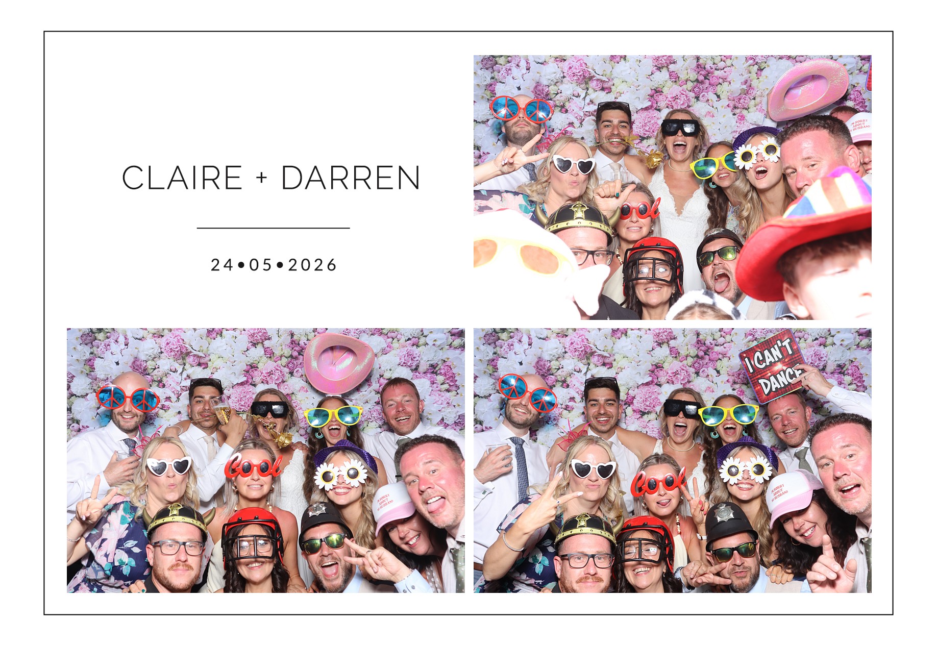 Claire and Darren | View more photos from the event at gallery.blissbooth.co.uk/u/BlissBooth/Claire-and-Darren